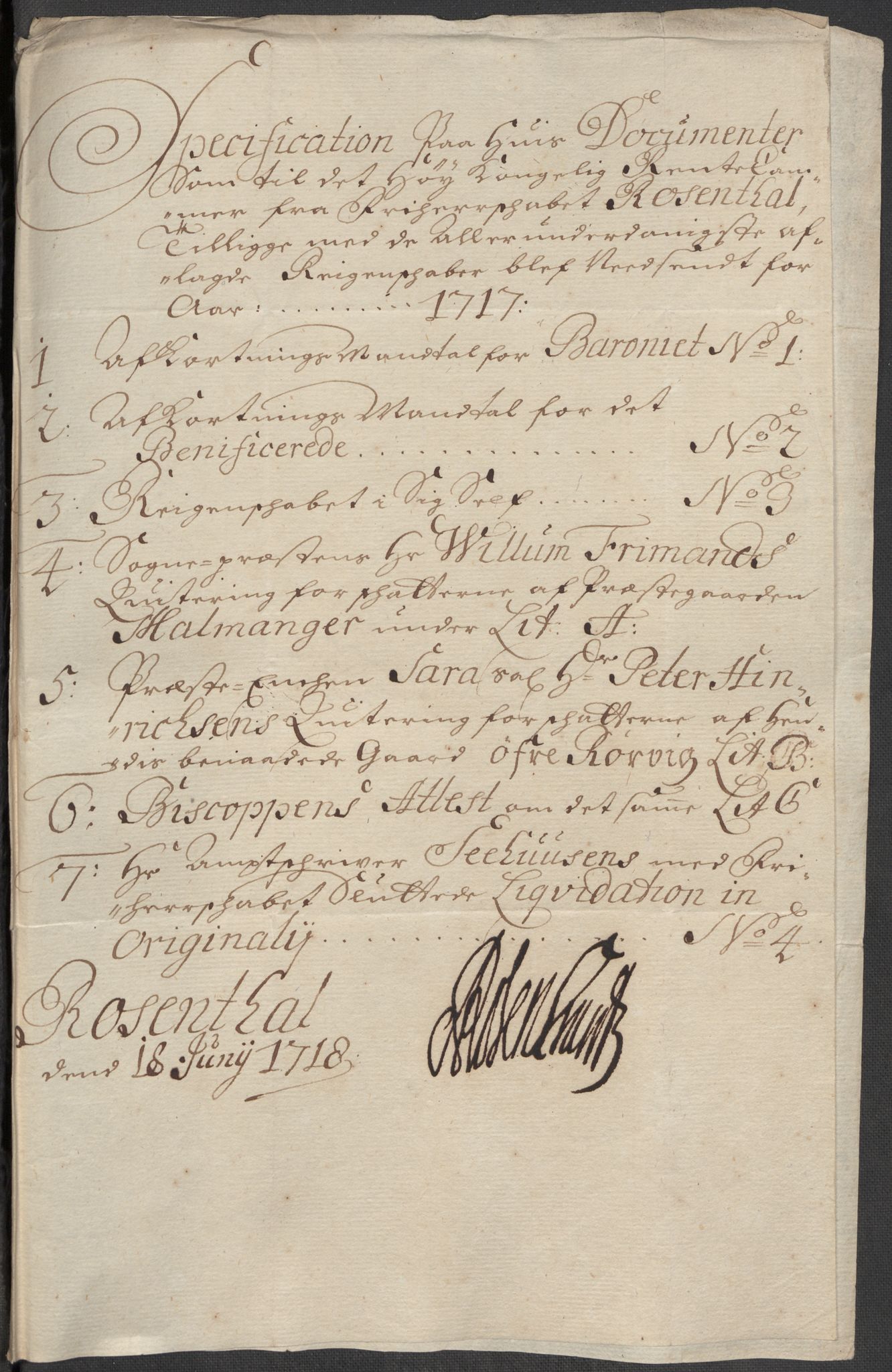 Rentekammeret inntil 1814, Reviderte regnskaper, Fogderegnskap, AV/RA-EA-4092/R49/L3139: Fogderegnskap Rosendal Baroni, 1715-1717, s. 218