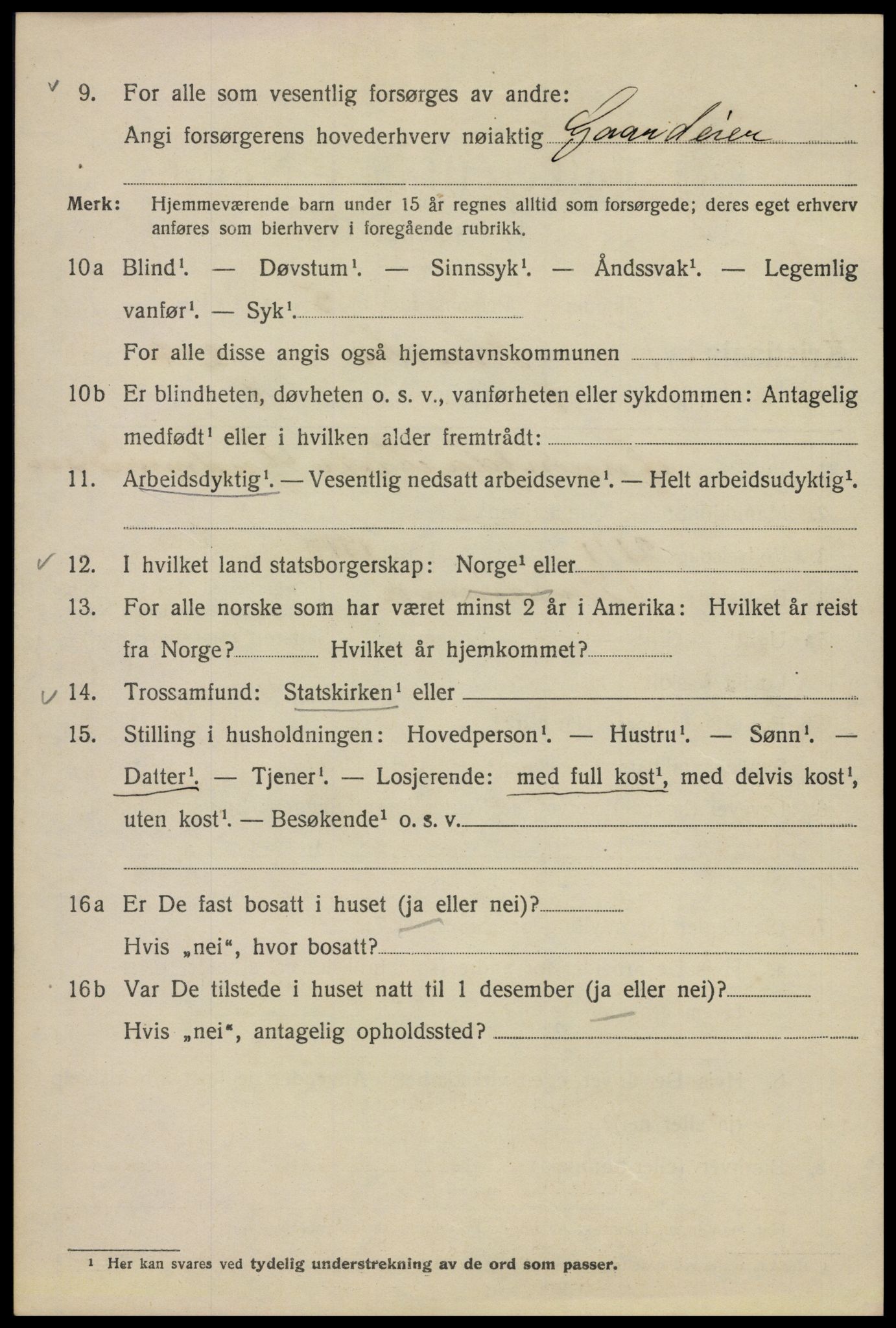 SAO, Folketelling 1920 for 0301 Kristiania kjøpstad, 1920, s. 272436