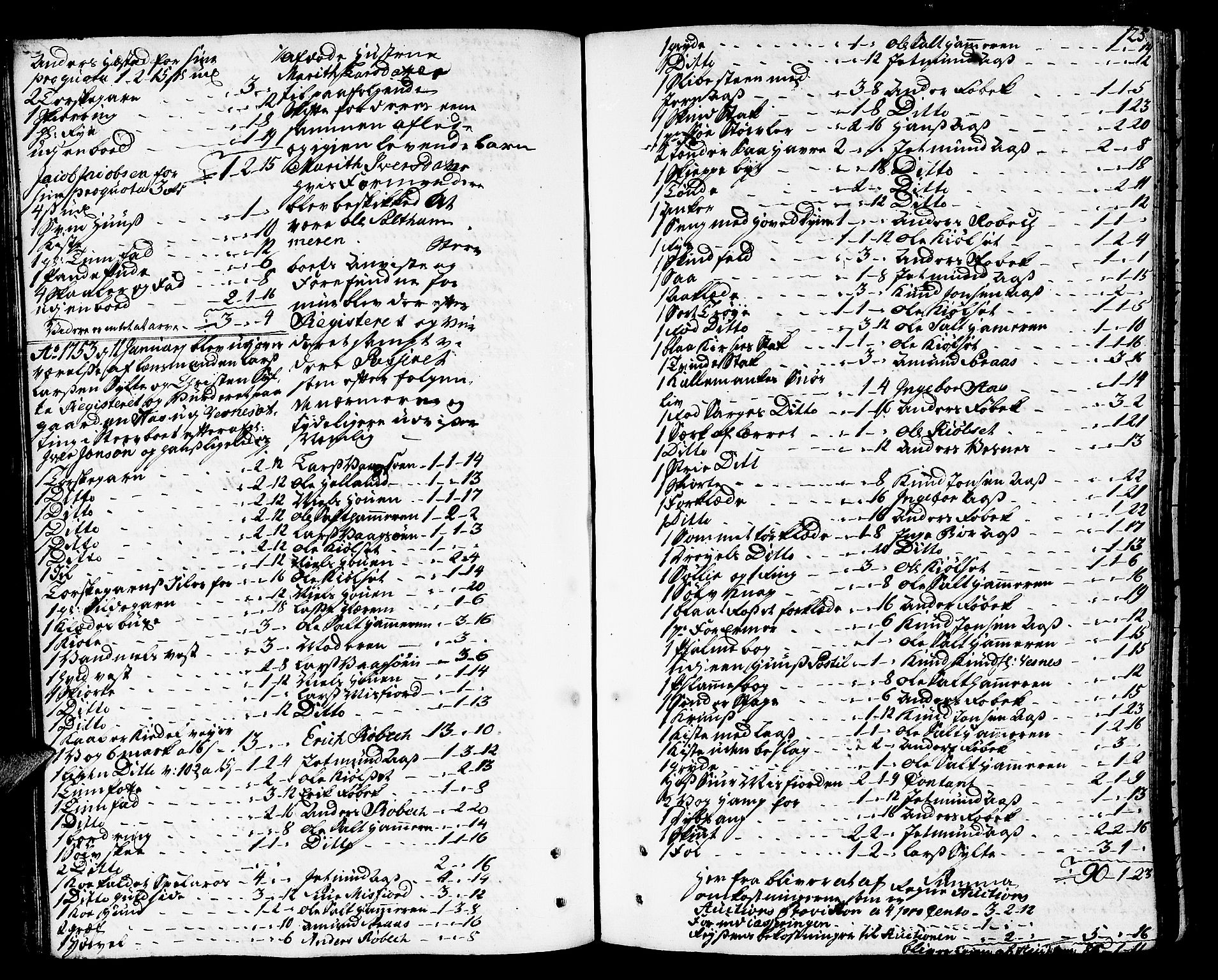 Romsdal sorenskriveri, AV/SAT-A-4149/1/3/3A/L0008: Skifteprotokoll, 1752-1761, s. 124b-125a