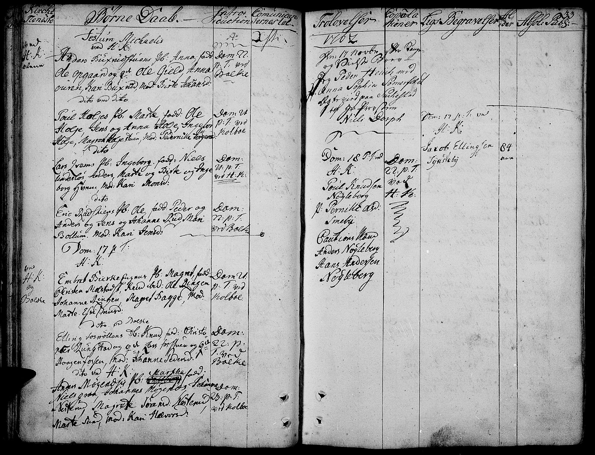 Toten prestekontor, AV/SAH-PREST-102/H/Ha/Haa/L0005: Ministerialbok nr. 5, 1761-1772, s. 33