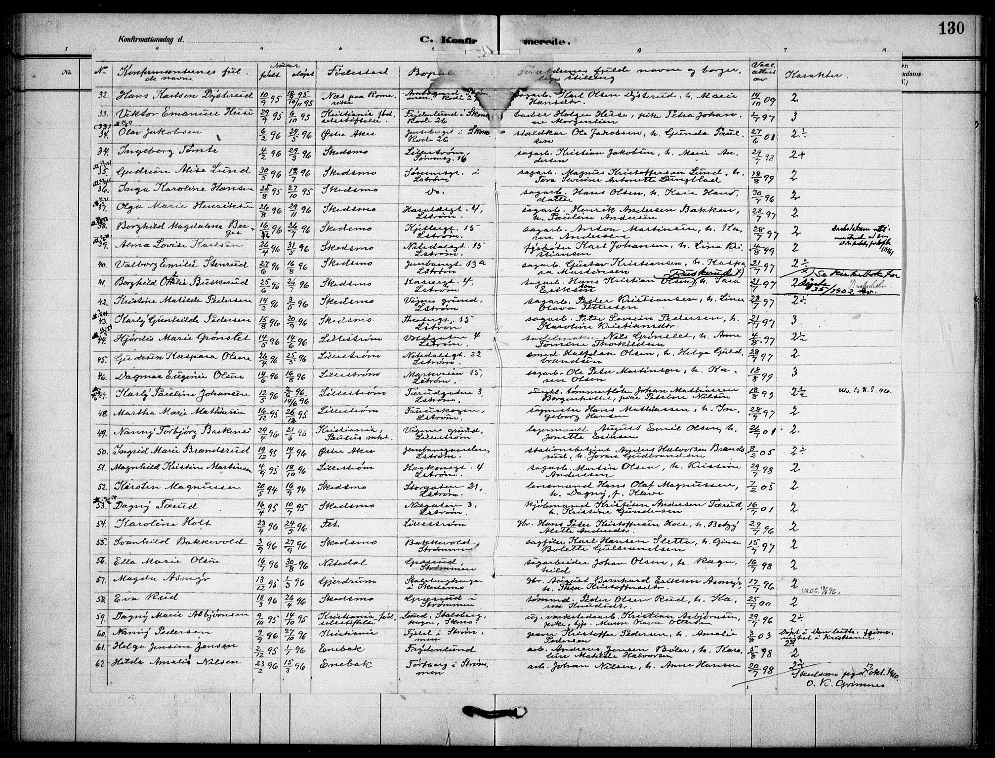 Skedsmo prestekontor Kirkebøker, AV/SAO-A-10033a/F/Fc/L0001: Ministerialbok nr. III 1, 1908-1916