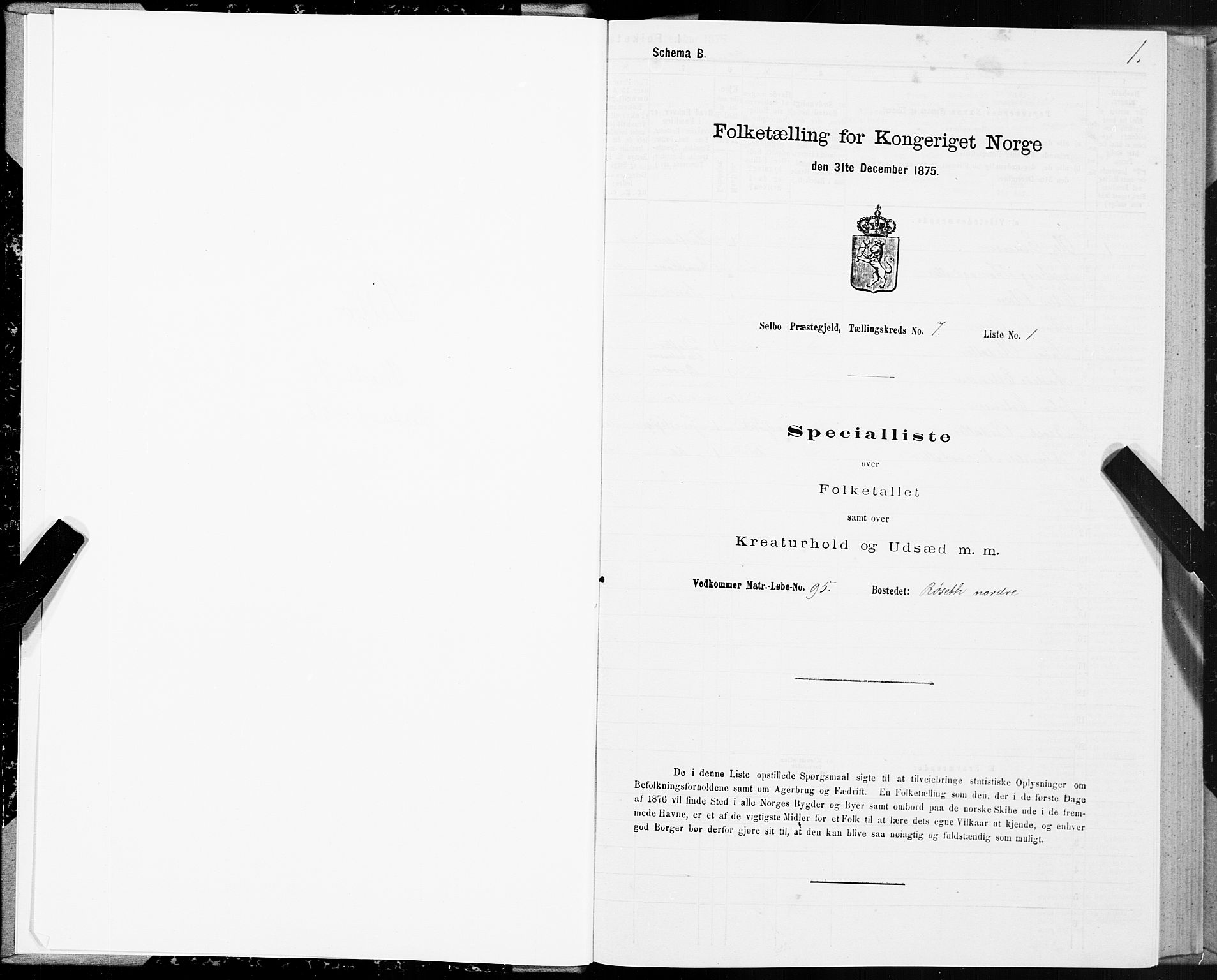 SAT, Folketelling 1875 for 1664P Selbu prestegjeld, 1875, s. 4001