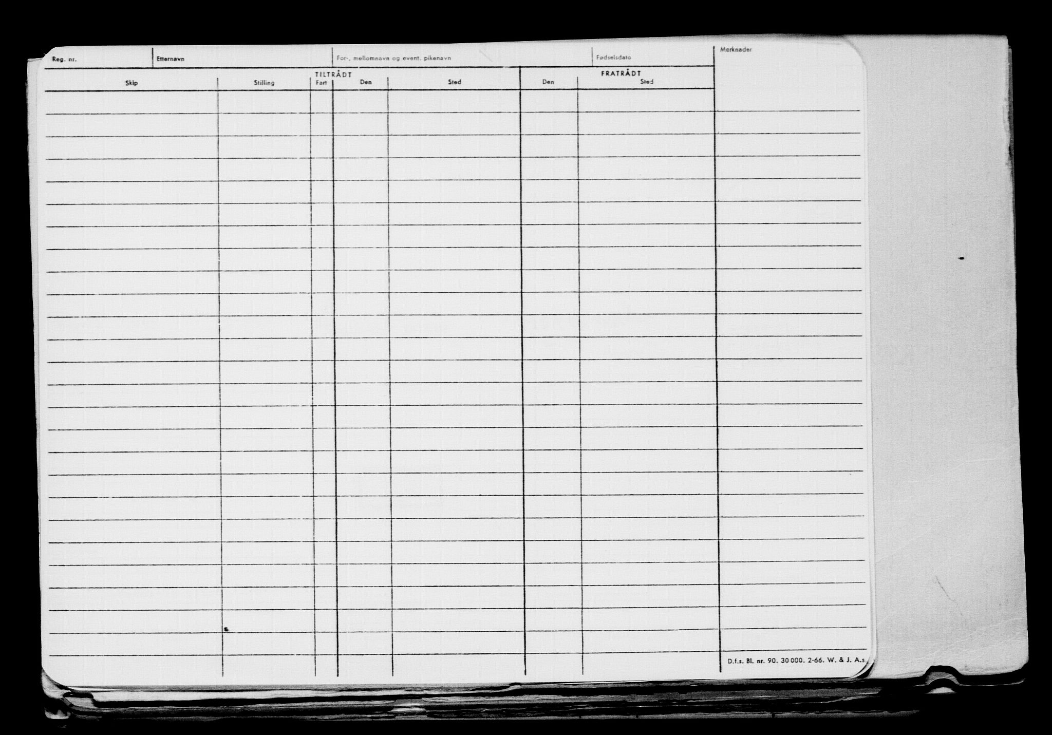 Direktoratet for sjømenn, AV/RA-S-3545/G/Gb/L0153: Hovedkort, 1917, s. 2