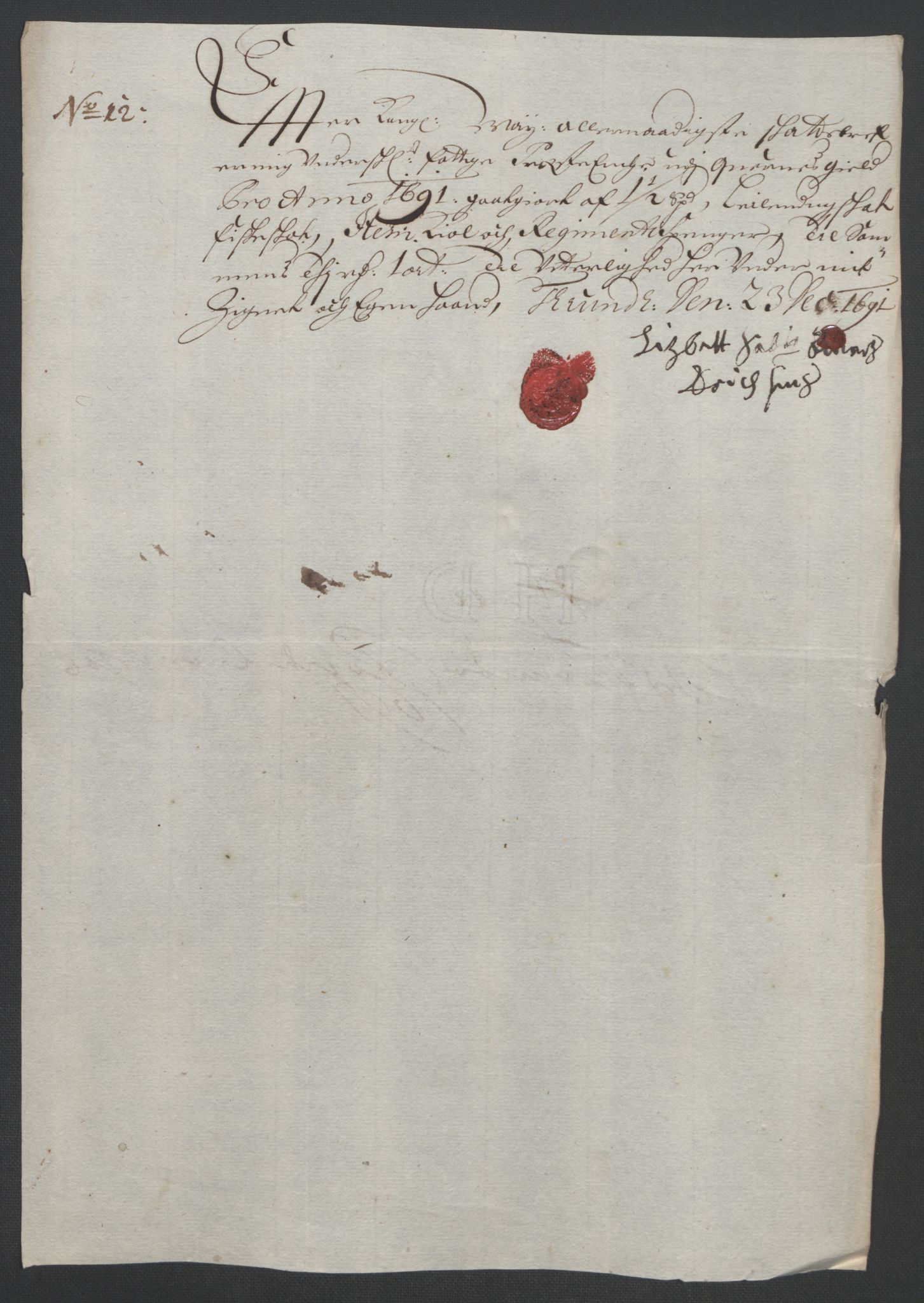 Rentekammeret inntil 1814, Reviderte regnskaper, Fogderegnskap, RA/EA-4092/R56/L3734: Fogderegnskap Nordmøre, 1690-1691, s. 423