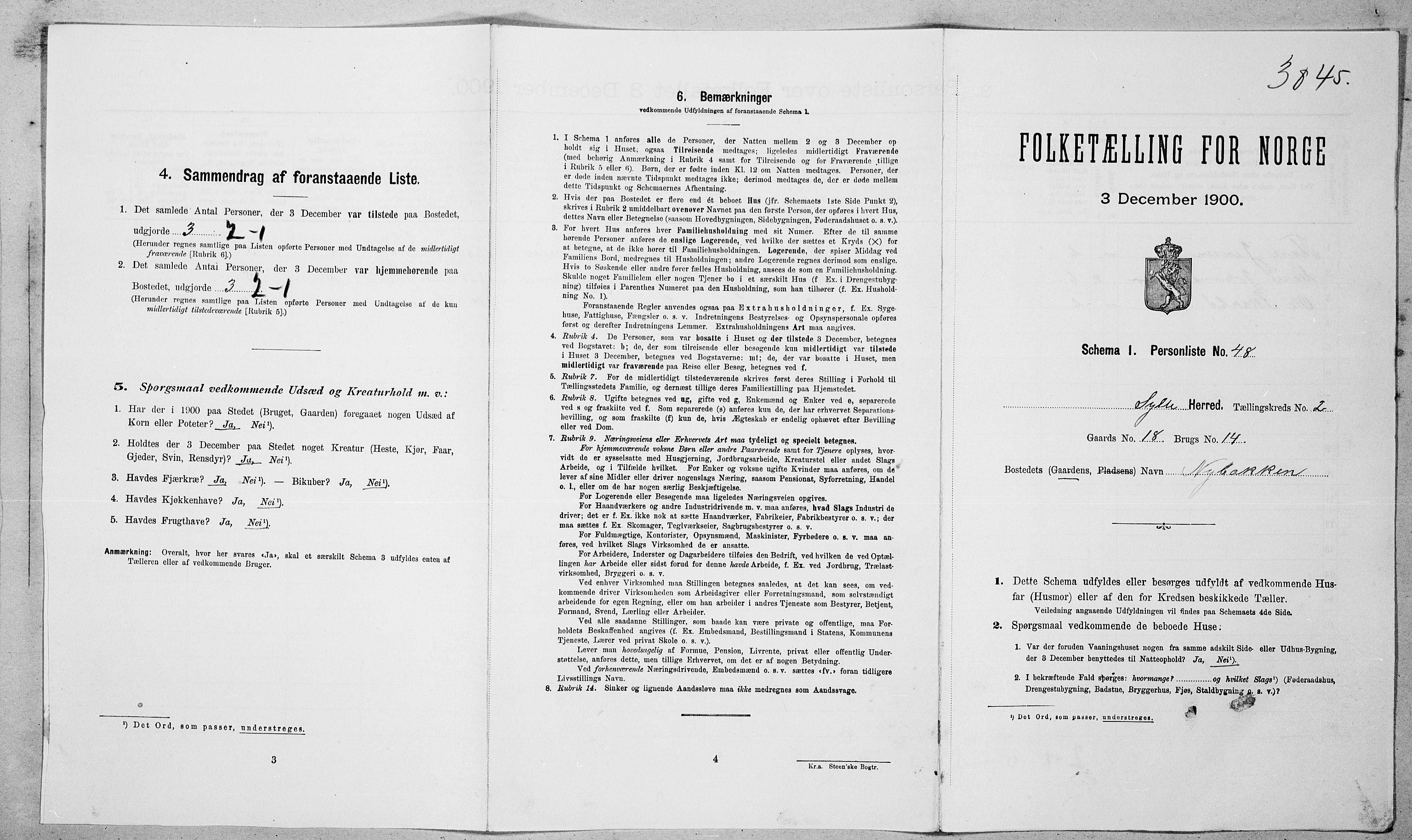 SAT, Folketelling 1900 for 1536 Sylte herred, 1900, s. 236