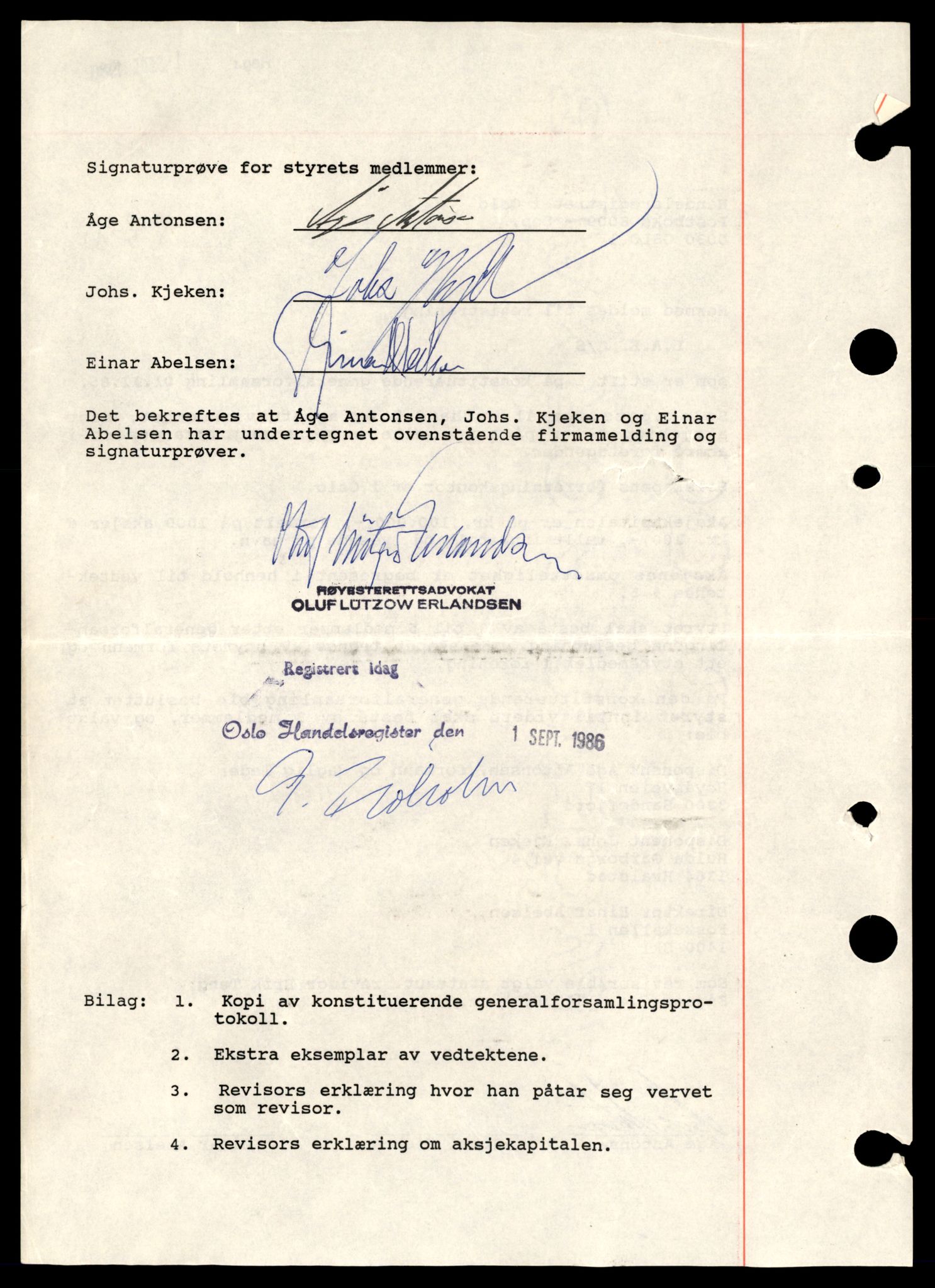 Oslo byfogd, Handelsregisteret, AV/SAT-A-10867/G/Gb/Gbb/L0107: Registreringsmeldinger, L-N, 1988, s. 2