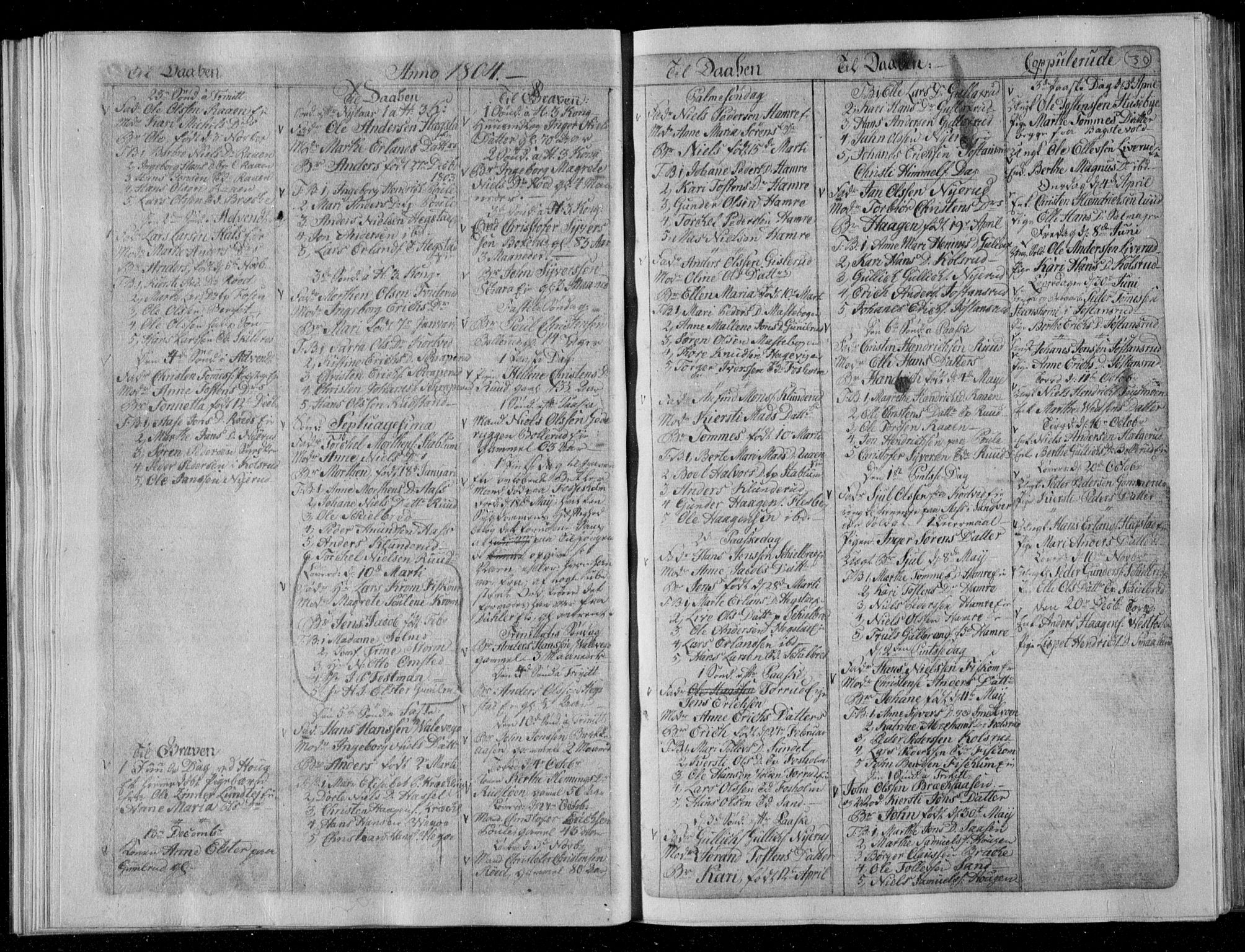 Fiskum kirkebøker, SAKO/A-15/G/Ga/L0002: Klokkerbok nr. 2, 1794-1850, s. 30
