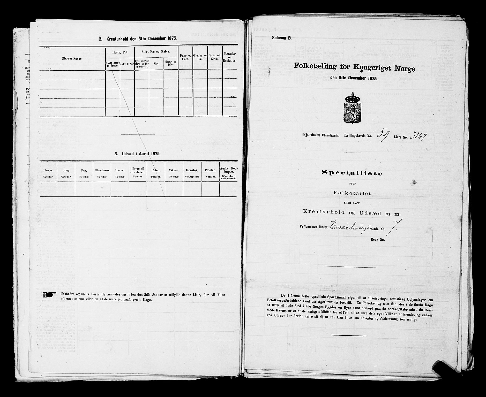 RA, Folketelling 1875 for 0301 Kristiania kjøpstad, 1875, s. 8770