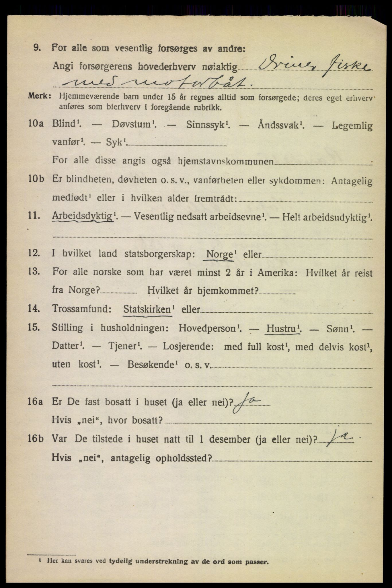 SAK, Folketelling 1920 for 1011 Randesund herred, 1920, s. 2765