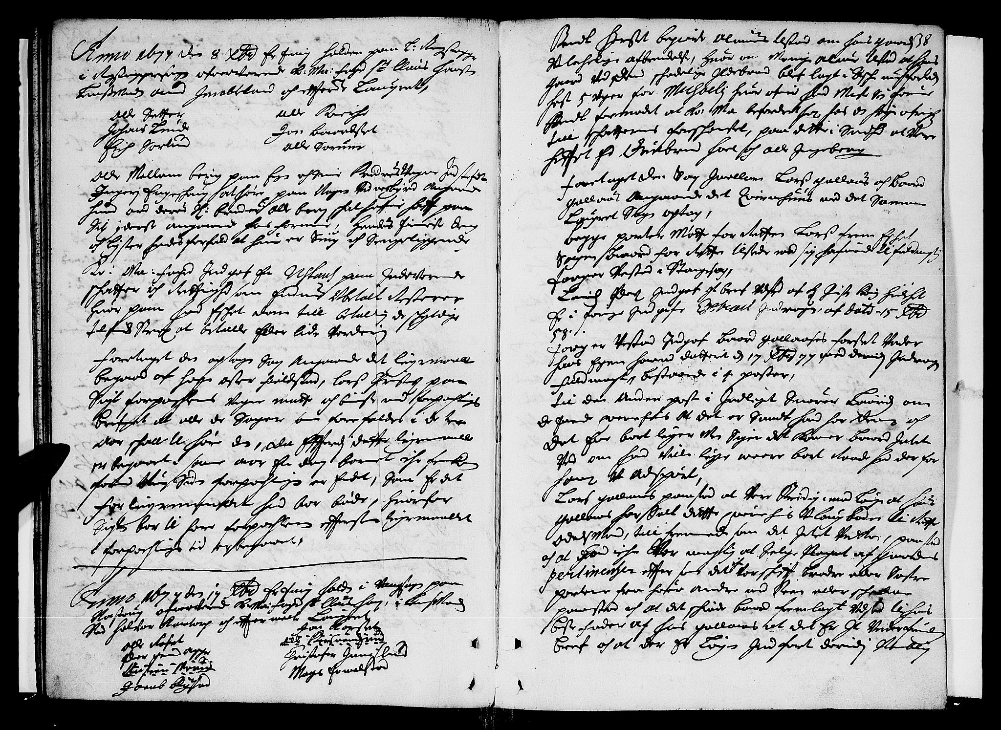 Hedemarken sorenskriveri, SAH/TING-034/G/Gb/L0013: Tingbok, 1677, s. 37b-38a