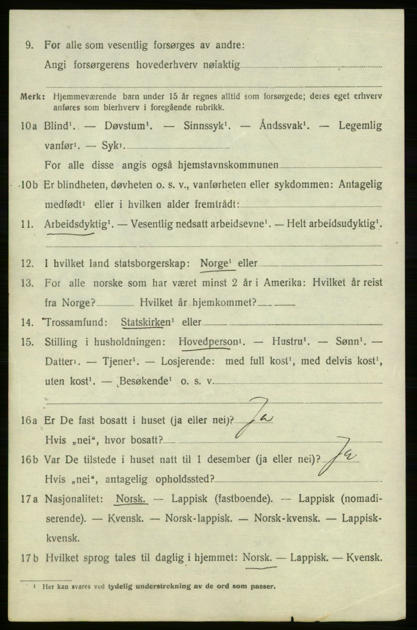 SATØ, Folketelling 1920 for 2018 Måsøy herred, 1920, s. 855