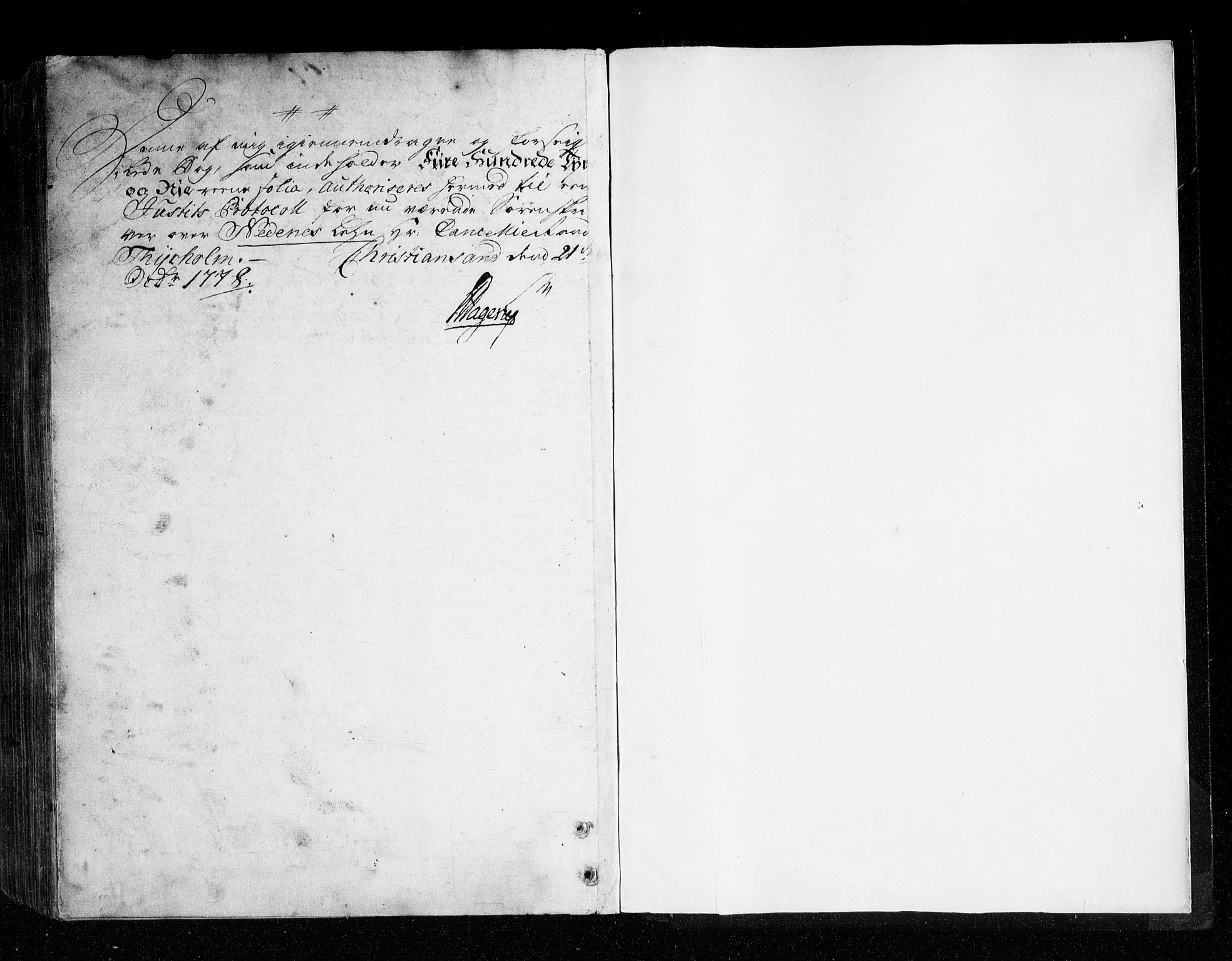 Nedenes sorenskriveri før 1824, SAK/1221-0007/F/Fa/L0035: Tingbok med register nr 30, 1778-1782, s. 429b-430a