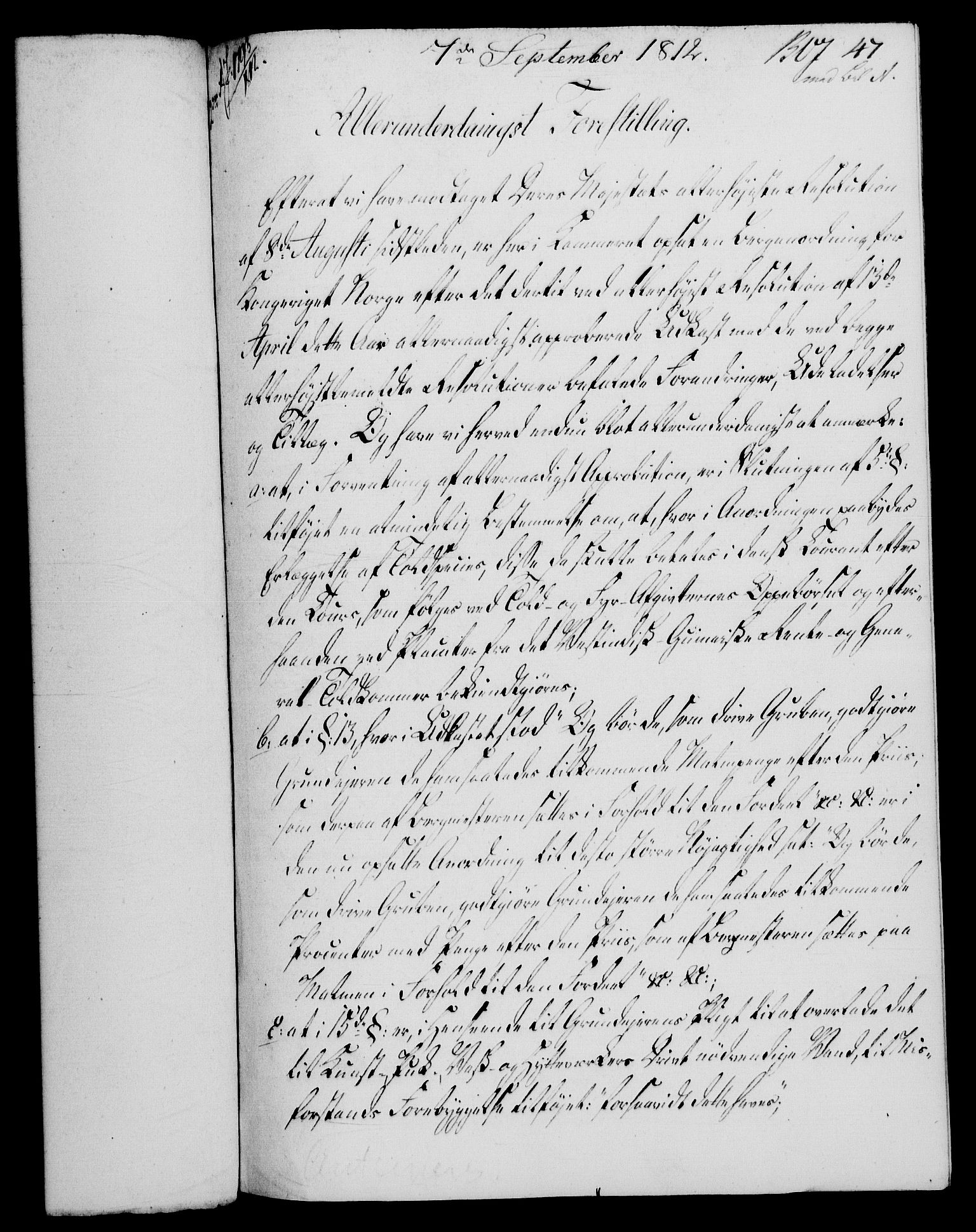 Rentekammeret, Renteskriverkontorene, AV/RA-EA-3115/M/Mf/Mfb/L0010: Relasjons- og resolusjonsprotokoll med register (merket RK 54.16), 1811-1812