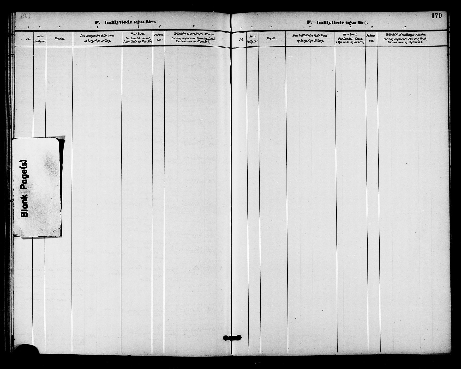 Ministerialprotokoller, klokkerbøker og fødselsregistre - Nordland, AV/SAT-A-1459/893/L1338: Ministerialbok nr. 893A10, 1894-1903, s. 179