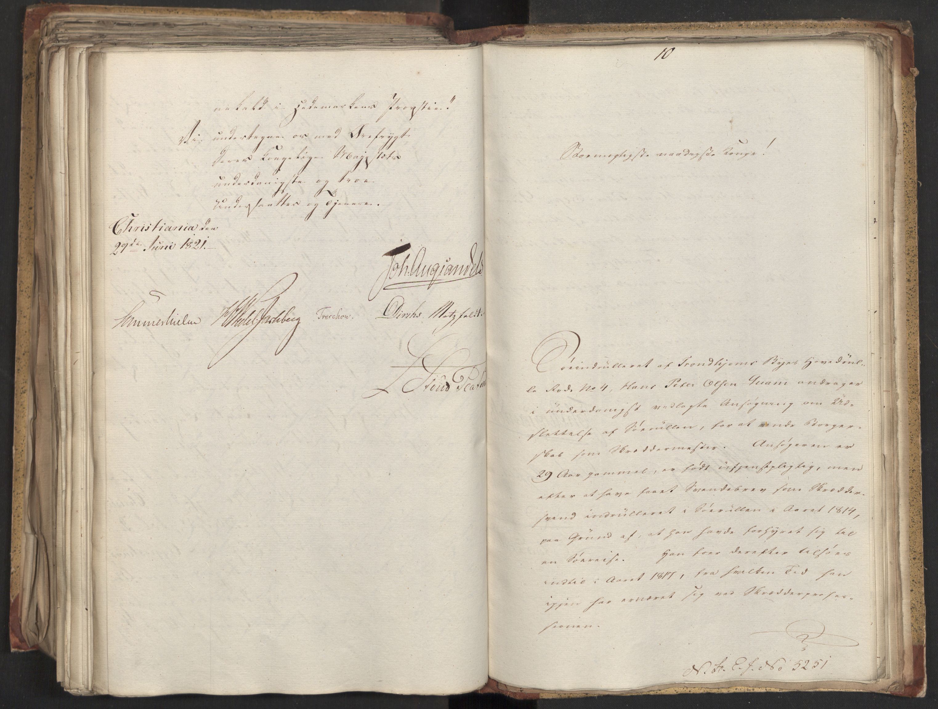 Statsrådsavdelingen i Stockholm, AV/RA-S-1003/D/Da/L0026: Regjeringsinnstillinger nr. 5069-5274, 1821, s. 392