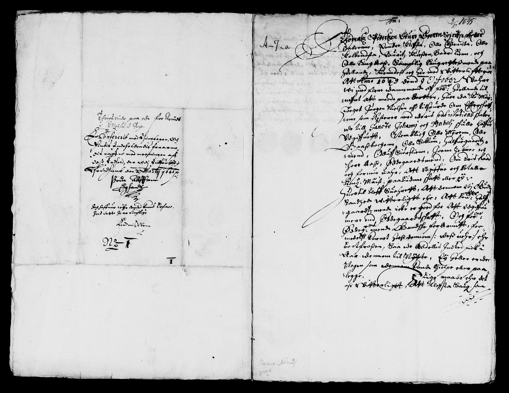 Rentekammeret inntil 1814, Reviderte regnskaper, Lensregnskaper, AV/RA-EA-5023/R/Rb/Rbw/L0085: Trondheim len, 1644-1646