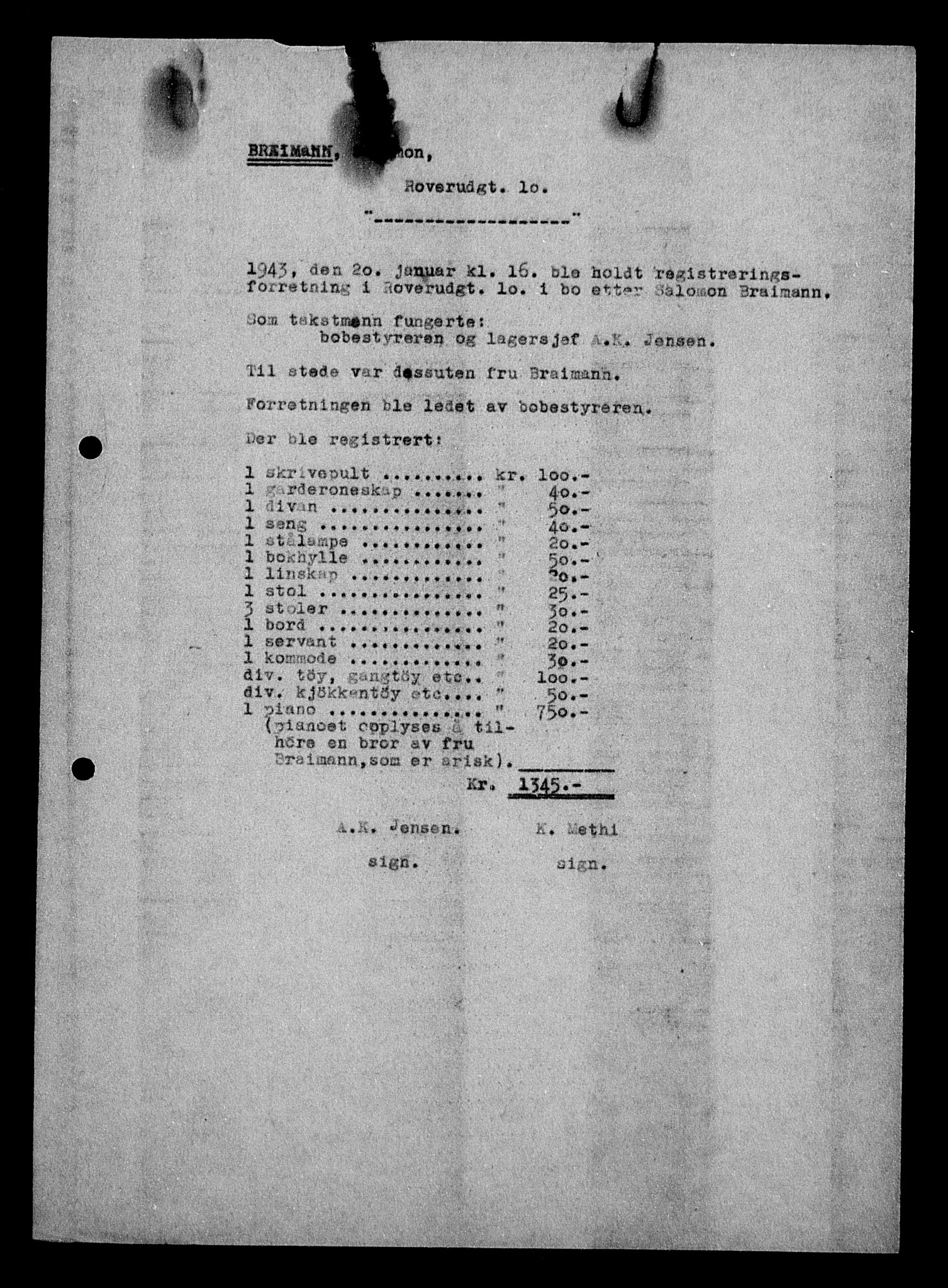 Justisdepartementet, Tilbakeføringskontoret for inndratte formuer, AV/RA-S-1564/H/Hc/Hcc/L0927: --, 1945-1947, s. 432