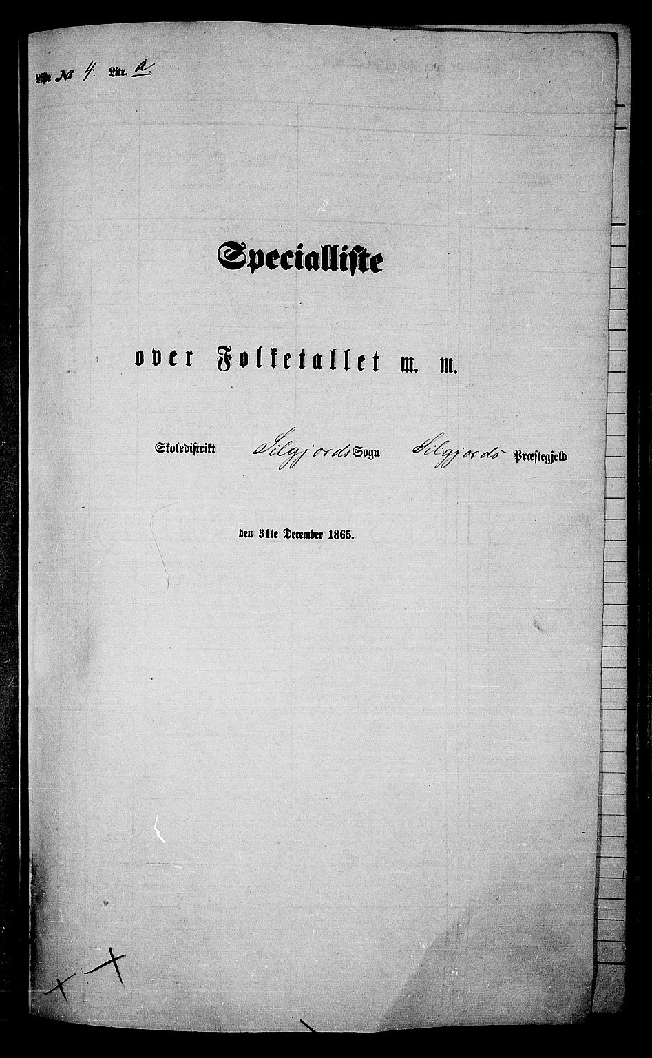 RA, Folketelling 1865 for 0828P Seljord prestegjeld, 1865, s. 58