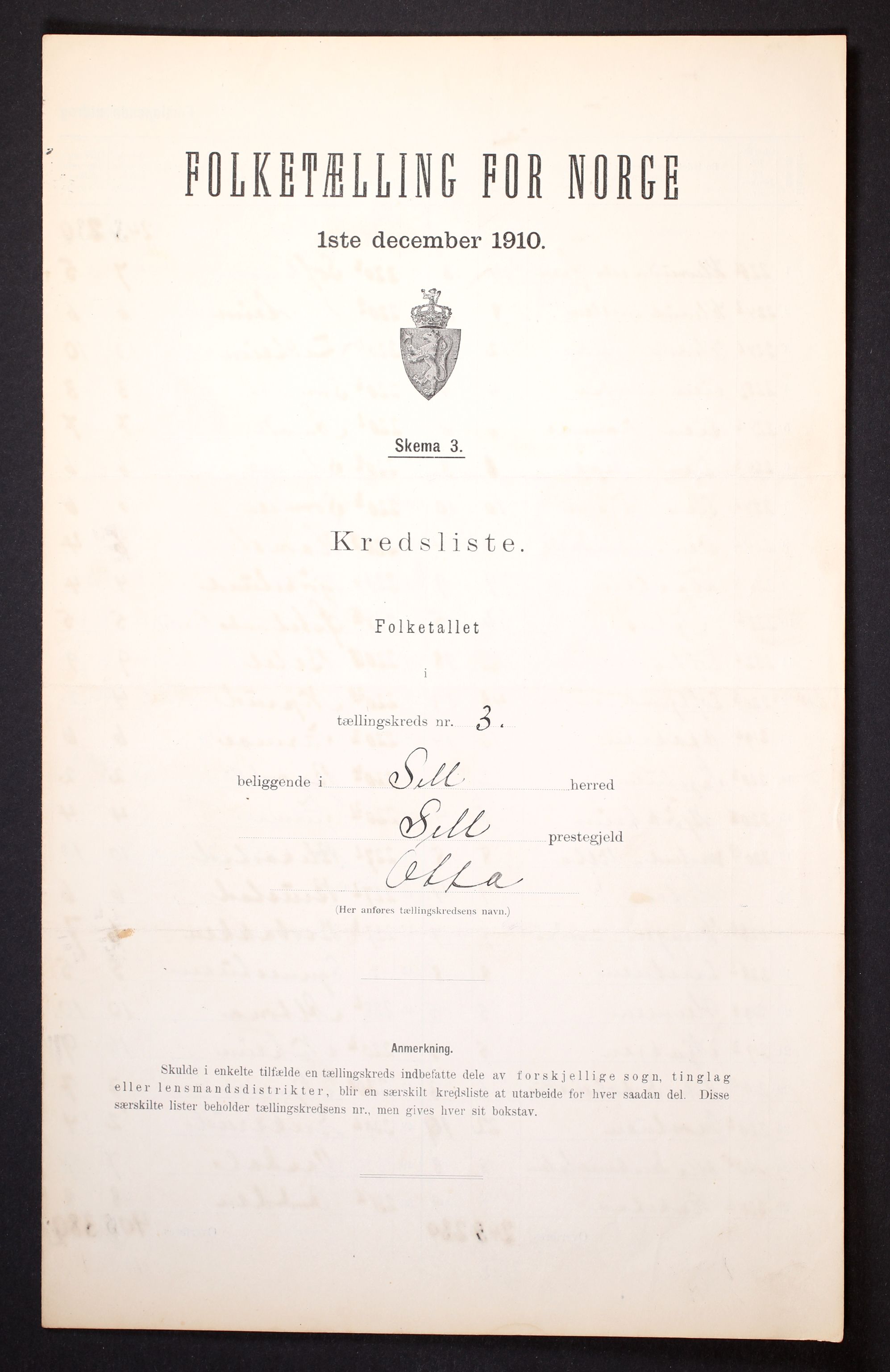 RA, Folketelling 1910 for 0517 Sel herred, 1910, s. 10