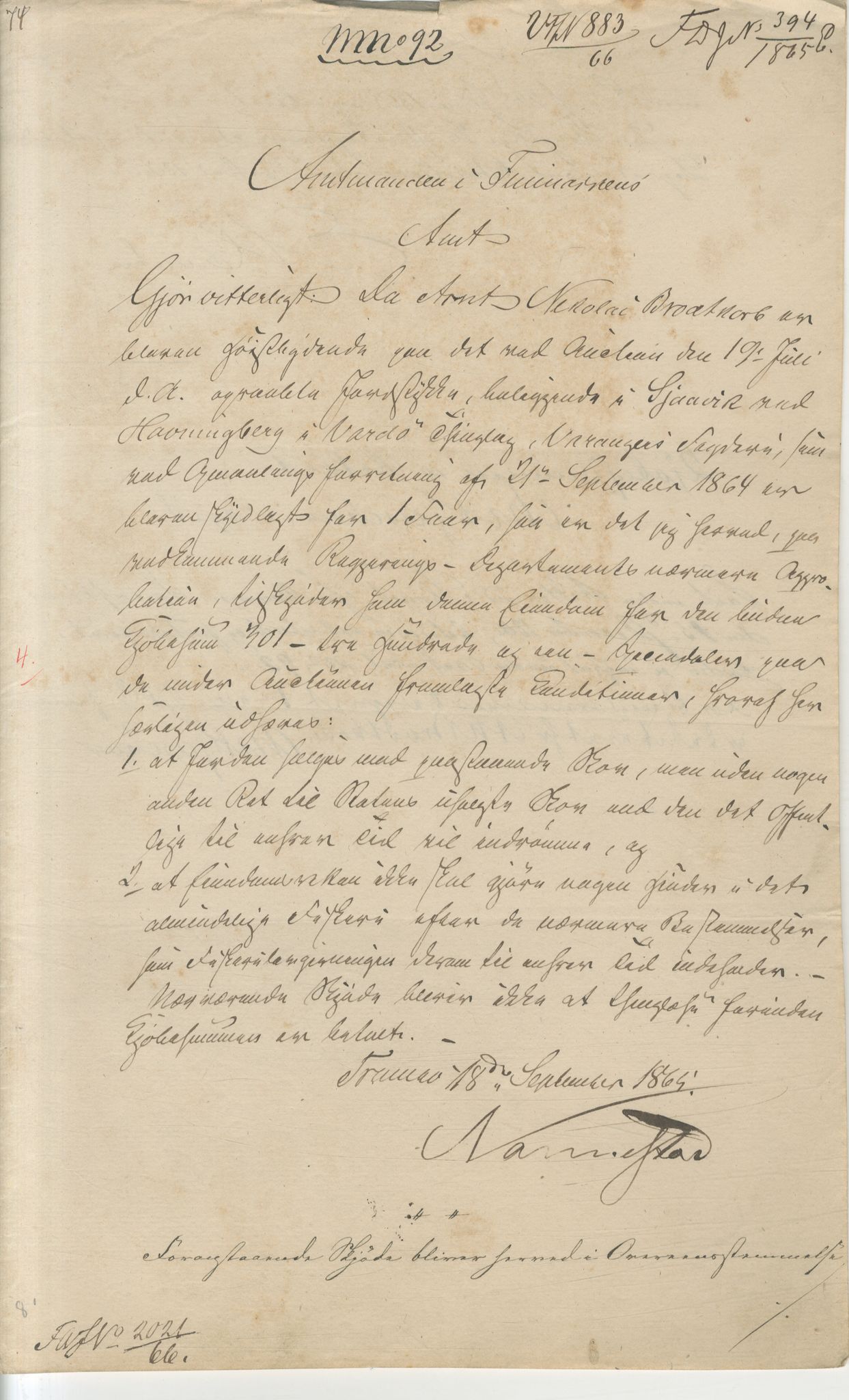 Brodtkorb handel A/S, VAMU/A-0001/Q/Qb/L0003: Faste eiendommer i Vardø Herred, 1862-1939, s. 2