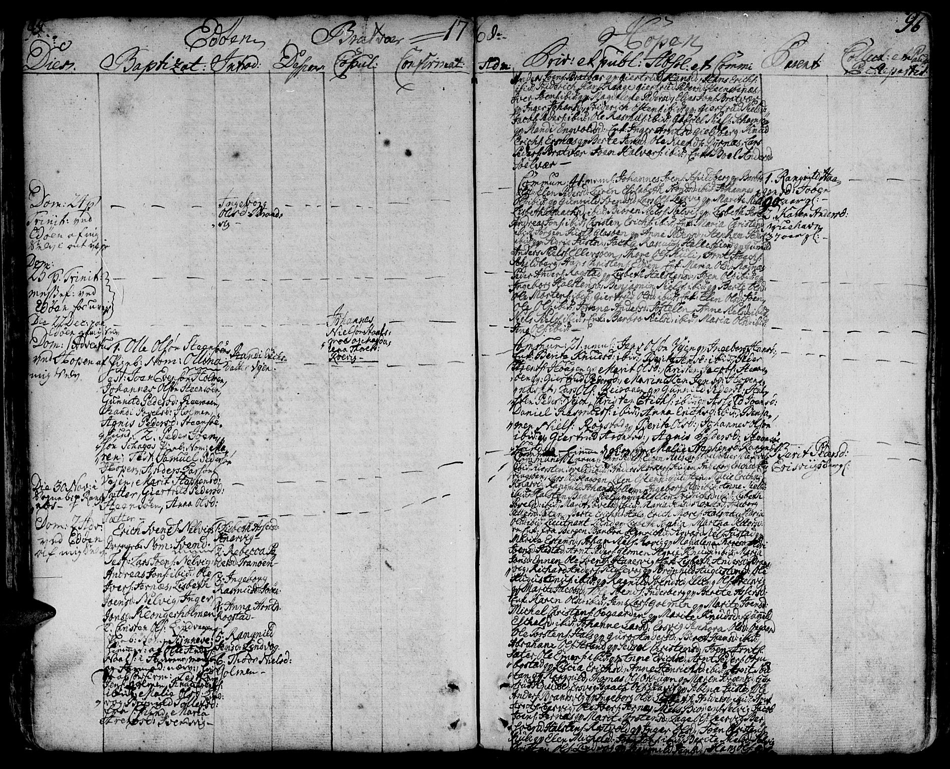 Ministerialprotokoller, klokkerbøker og fødselsregistre - Møre og Romsdal, SAT/A-1454/581/L0932: Ministerialbok nr. 581A02, 1767-1823, s. 95-96