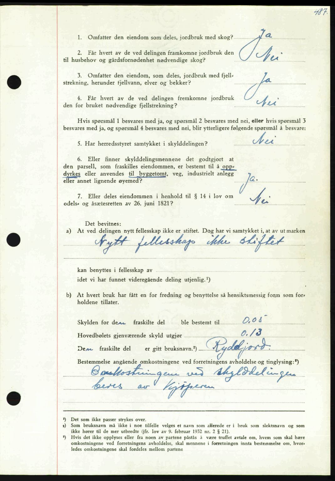 Nordmøre sorenskriveri, AV/SAT-A-4132/1/2/2Ca: Pantebok nr. A112, 1949-1949, Dagboknr: 2642/1949