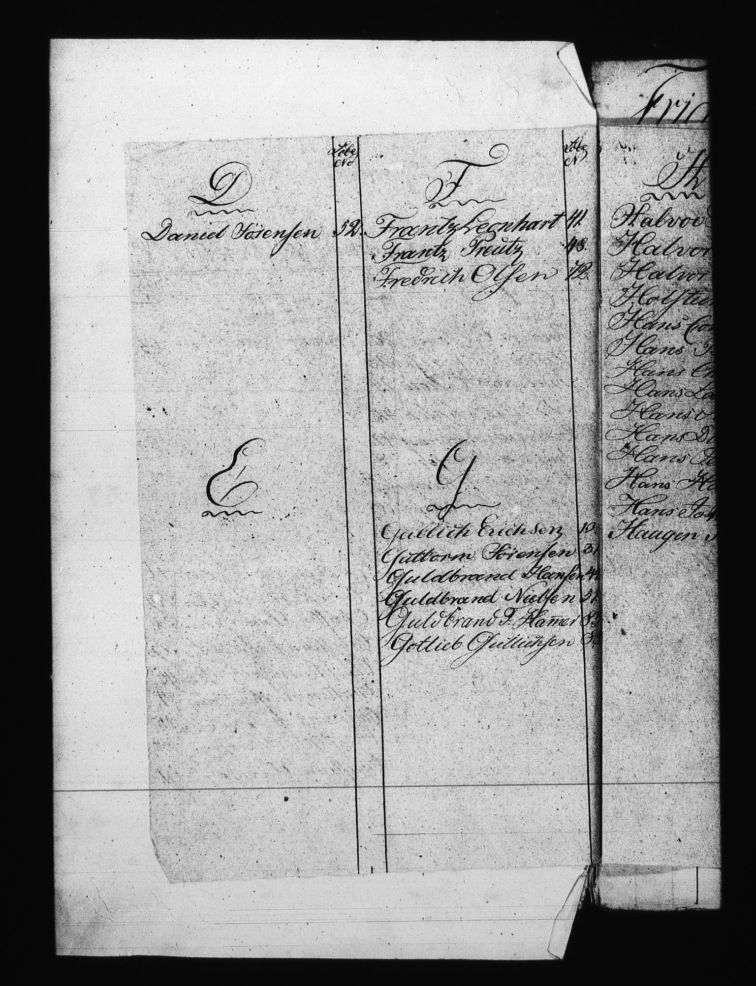 Sjøetaten, RA/EA-3110/F/L0202: Fredrikshalds distrikt, bind 1, 1809
