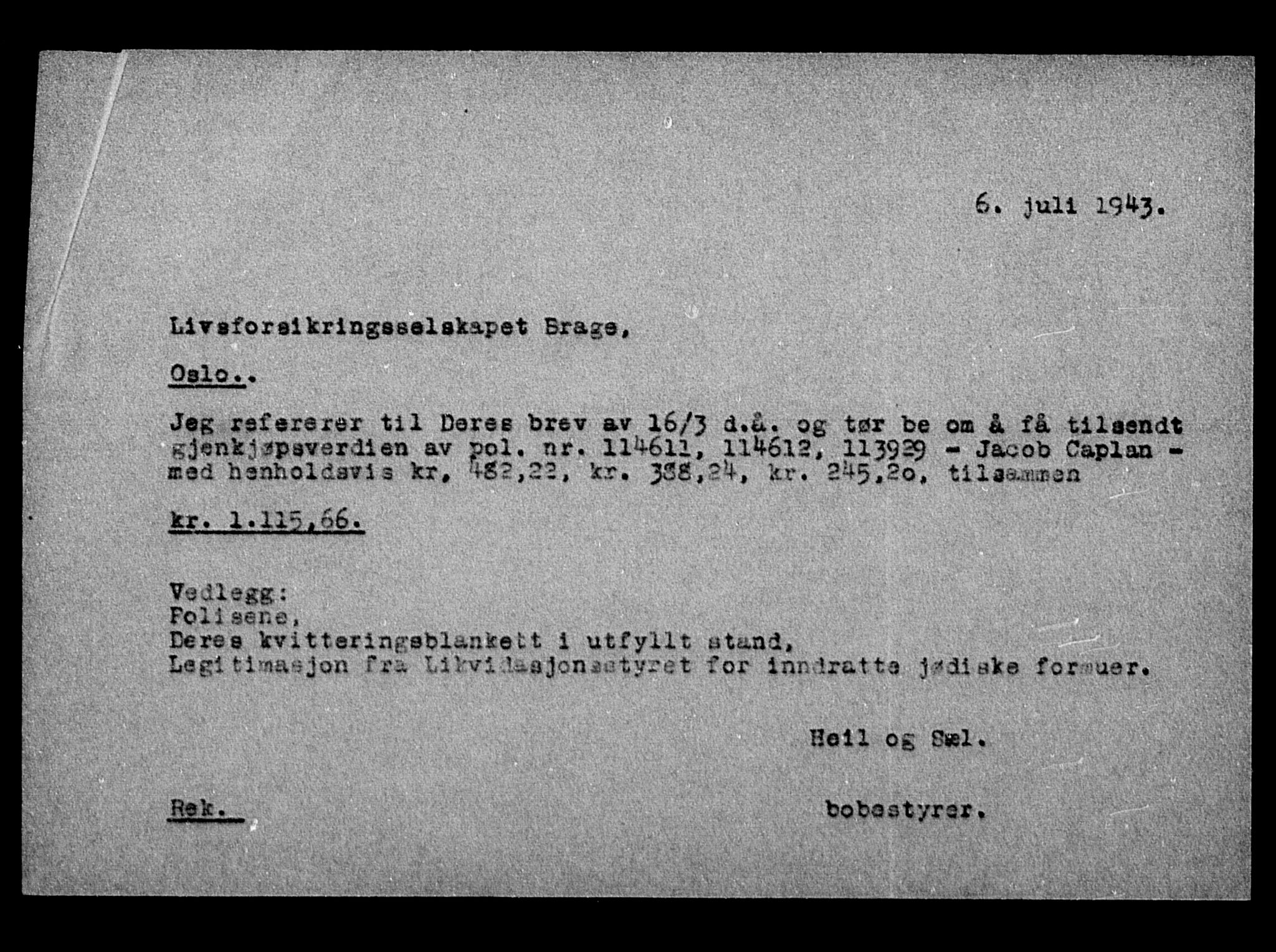 Justisdepartementet, Tilbakeføringskontoret for inndratte formuer, AV/RA-S-1564/H/Hc/Hcb/L0911: --, 1945-1947, s. 451