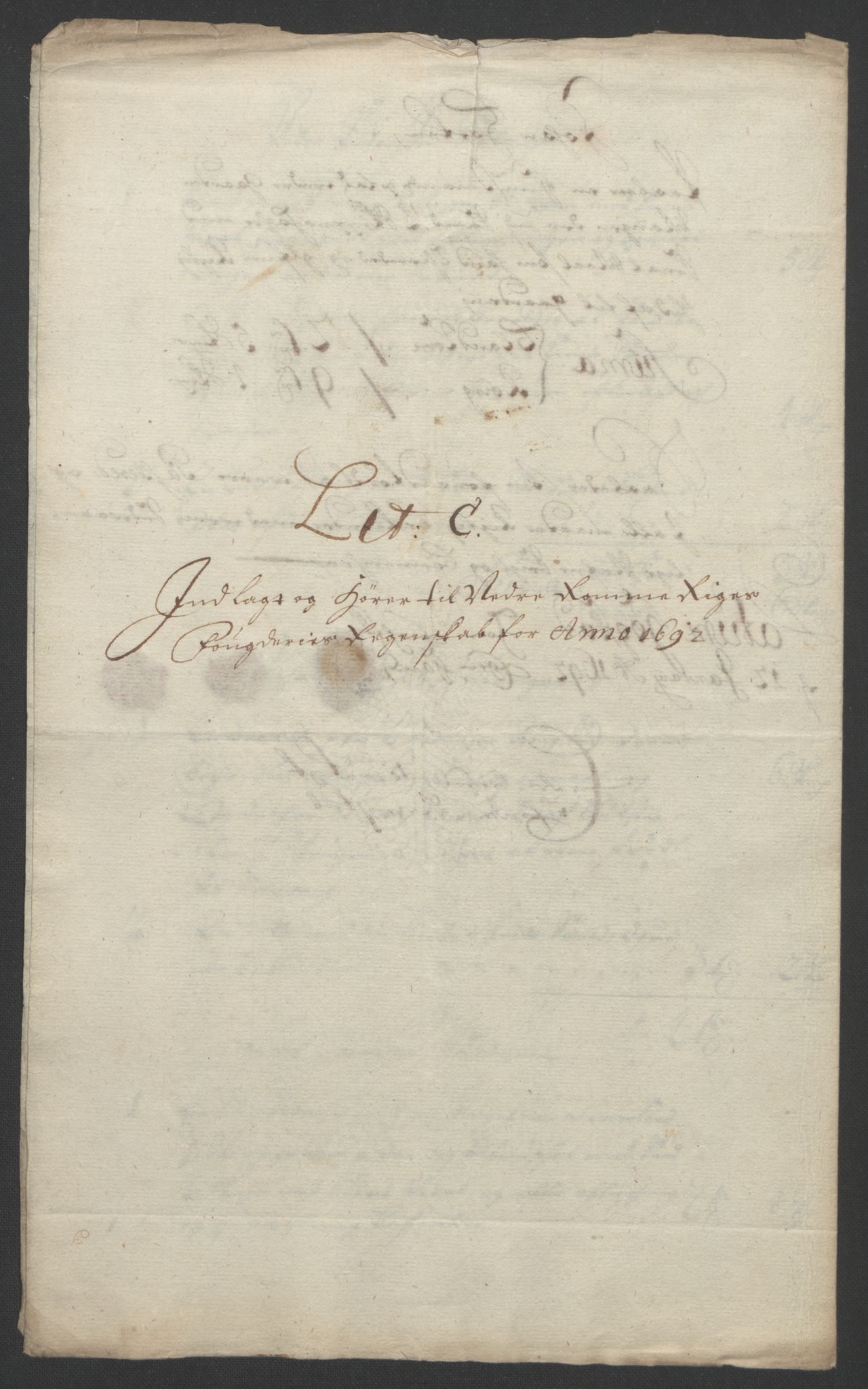 Rentekammeret inntil 1814, Reviderte regnskaper, Fogderegnskap, RA/EA-4092/R11/L0577: Fogderegnskap Nedre Romerike, 1692, s. 45