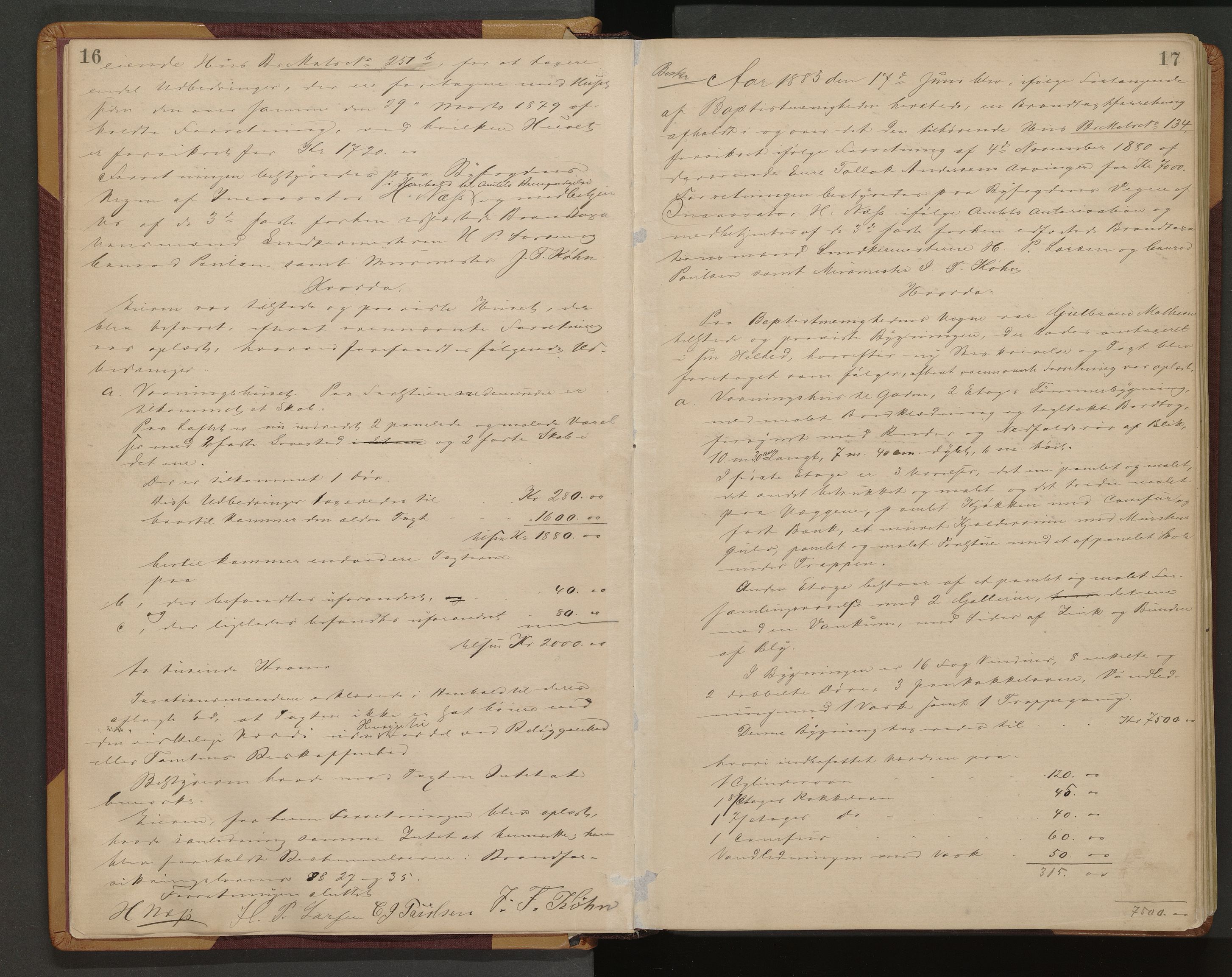 Norges Brannkasse Arendal, AV/SAK-2241-0002/F/Fa/L0021: Branntakstprotokoll nr. 19 med matrikkelnummerregister, 1884-1897