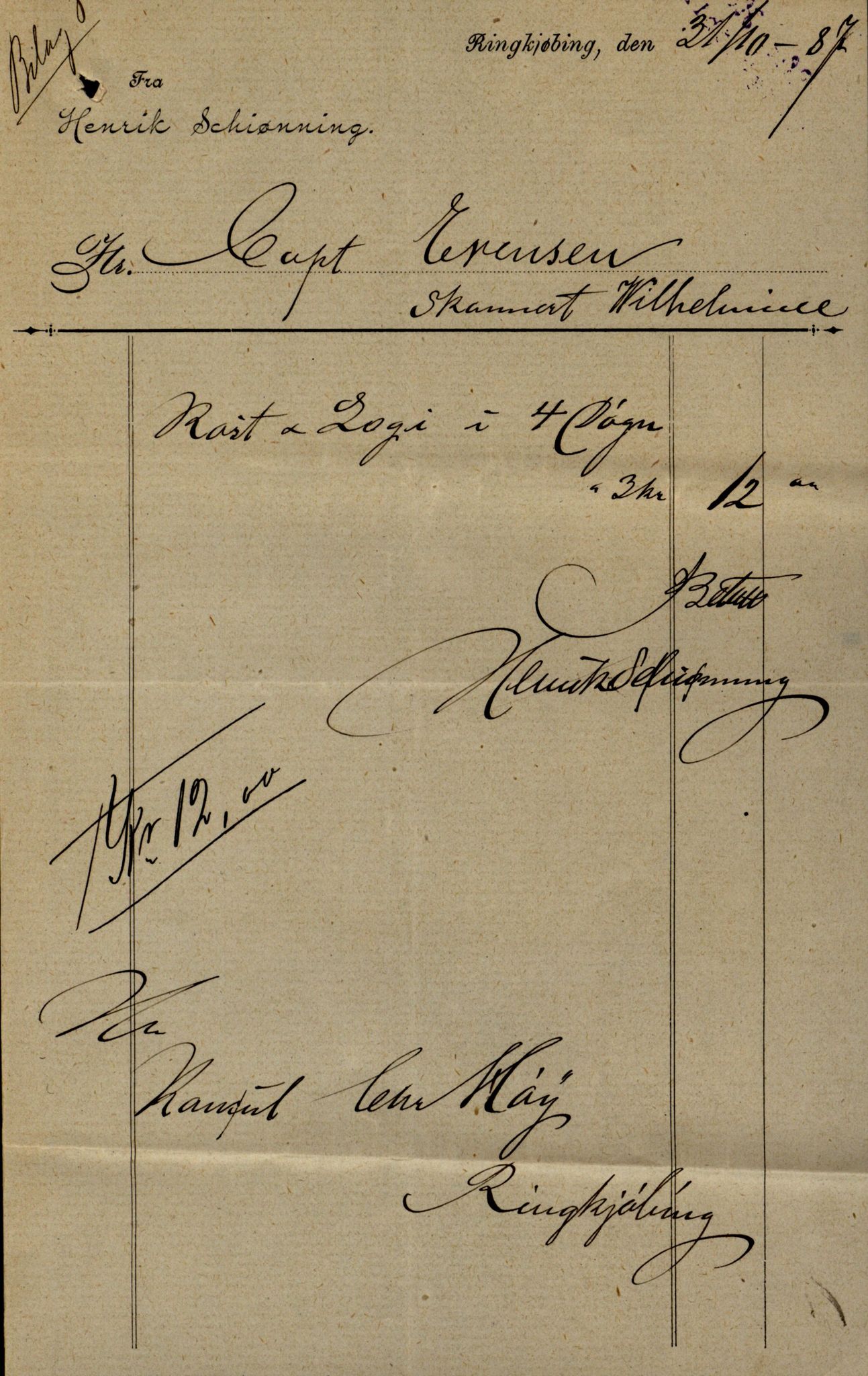 Pa 63 - Østlandske skibsassuranceforening, VEMU/A-1079/G/Ga/L0020/0001: Havaridokumenter / Tellus, Telanak, Wilhelmine, 1887, s. 177