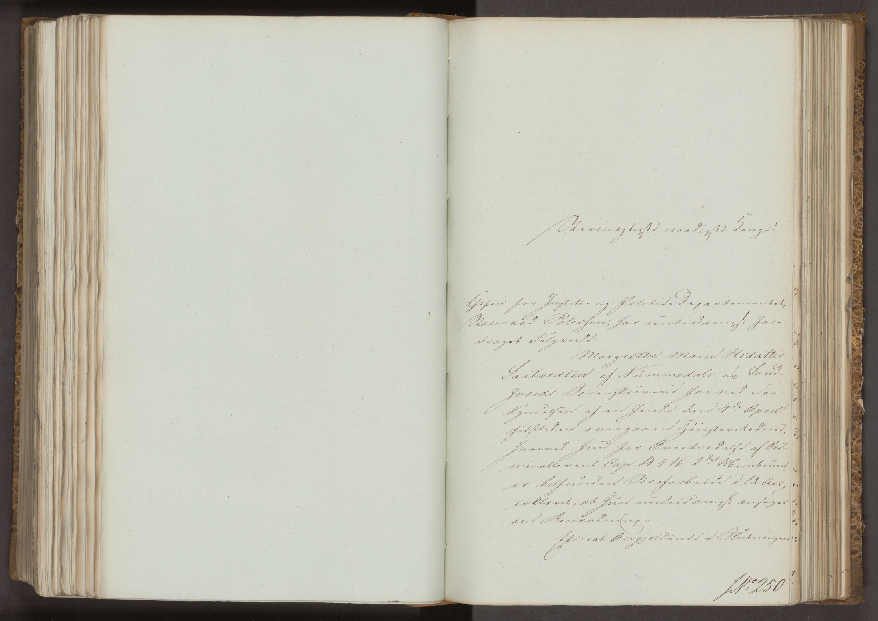 Statsrådsavdelingen i Stockholm, AV/RA-S-1003/D/Da/L0216: Regjeringsinnstillinger nr. 90-322, 1845