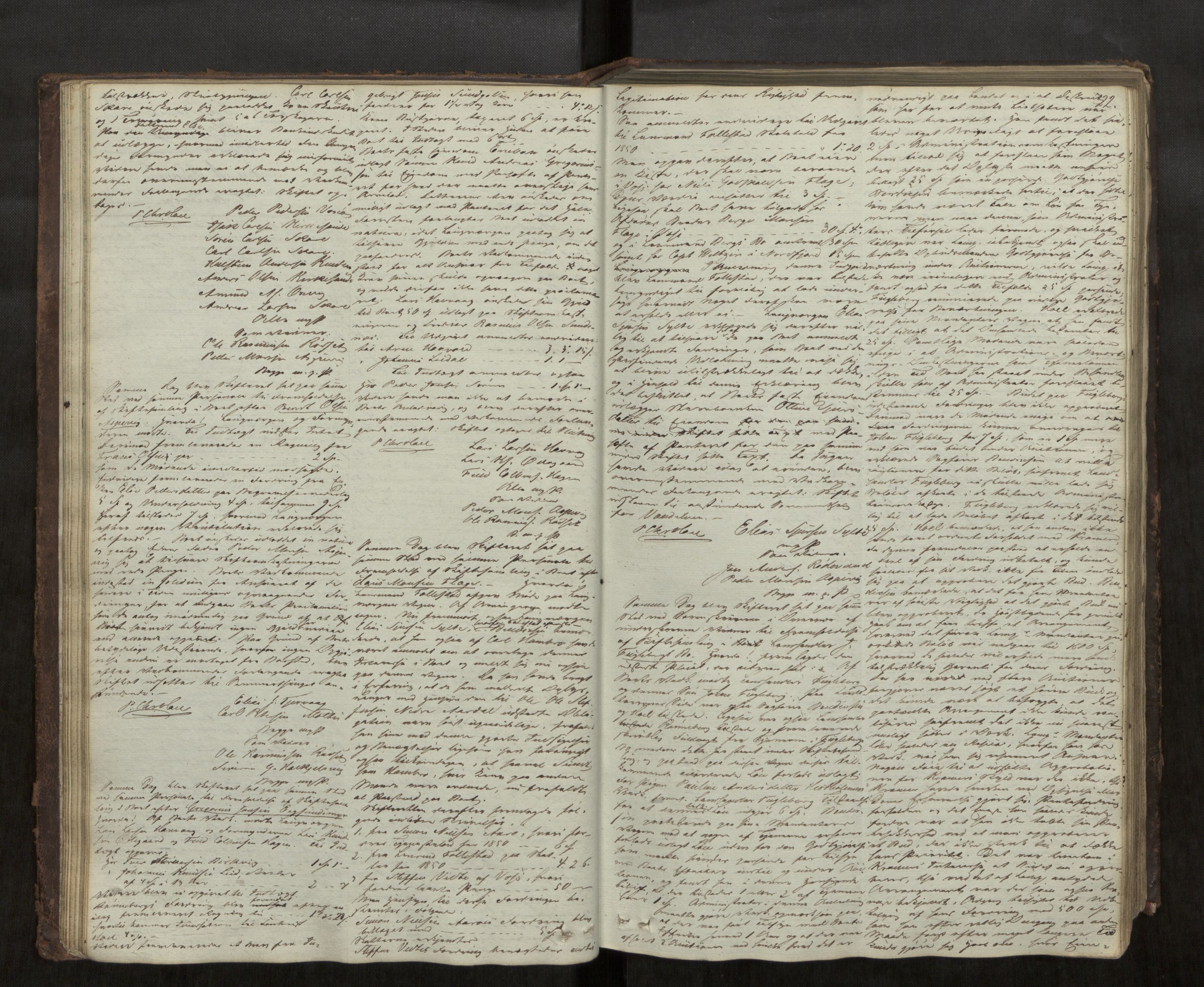 Søre Sunnmøre sorenskriveri, AV/SAT-A-4122/1/3/3B/L0002: Skiftebehandlings- / Skifteforhandlingsprotokollar, 1850-1861, s. 22