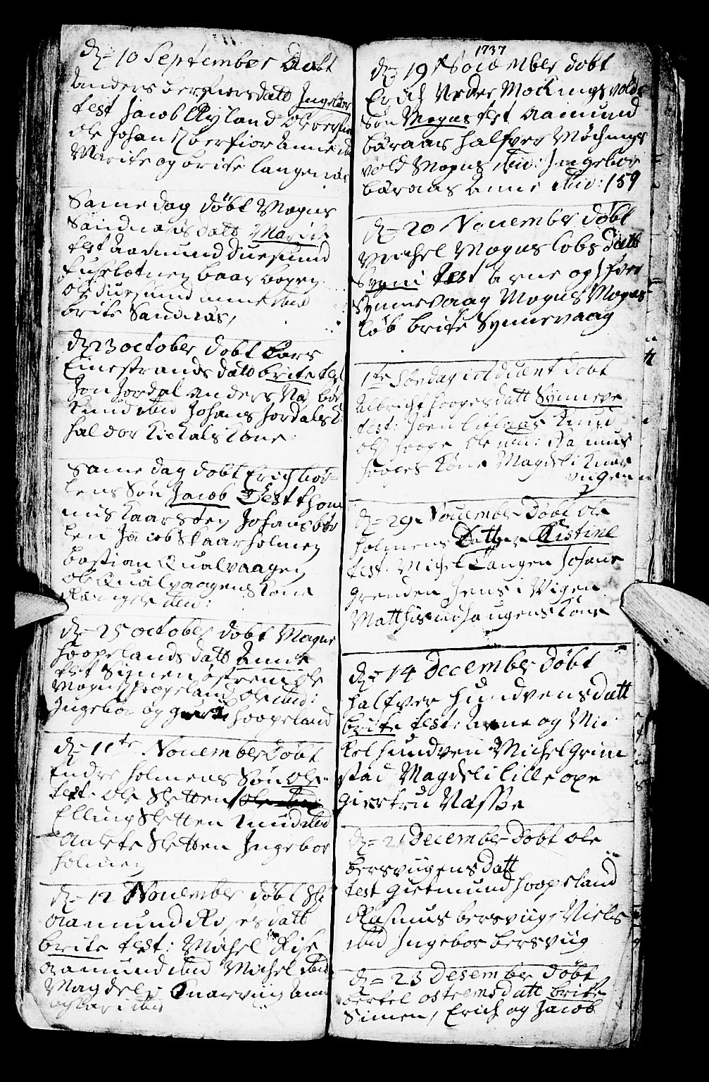 Lindås Sokneprestembete, AV/SAB-A-76701/H/Haa/Haaa/L0001: Ministerialbok nr. A 1, 1699-1746, s. 159