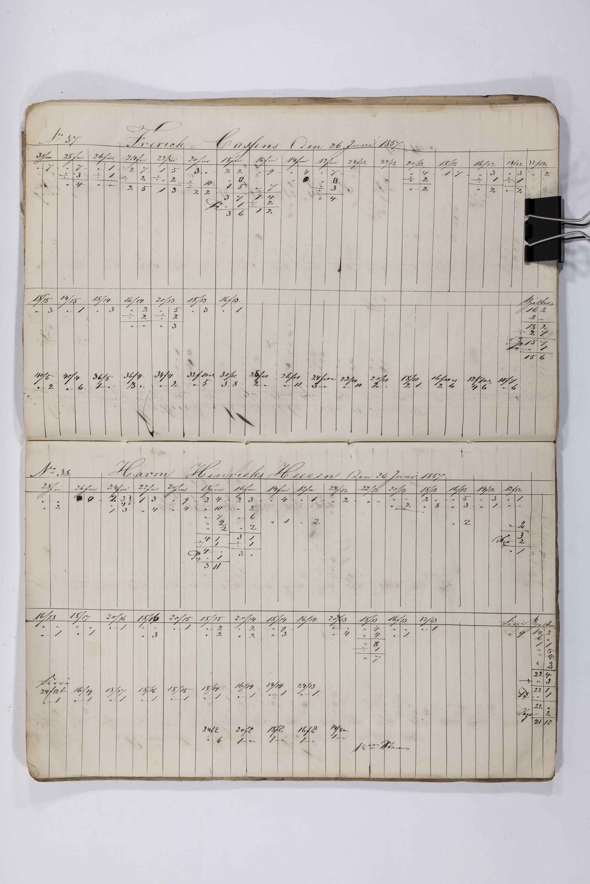Blehr/ Kjellestad, TEMU/TGM-A-1212/E/Eb/L0008: Ladnings Liste, 1857-1859, s. 21