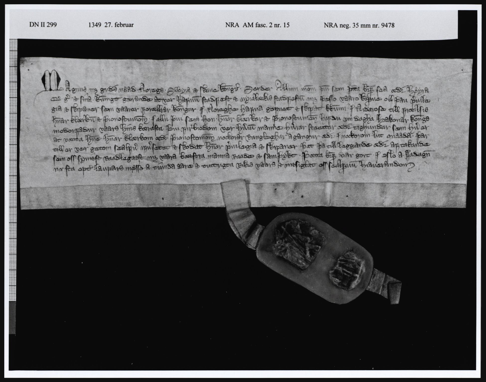 Riksarkivets diplomsamling, AV/RA-EA-5965/F05/L0009: NRA AM fasc. 2 nr. 15-20, 1349-1449, s. 4