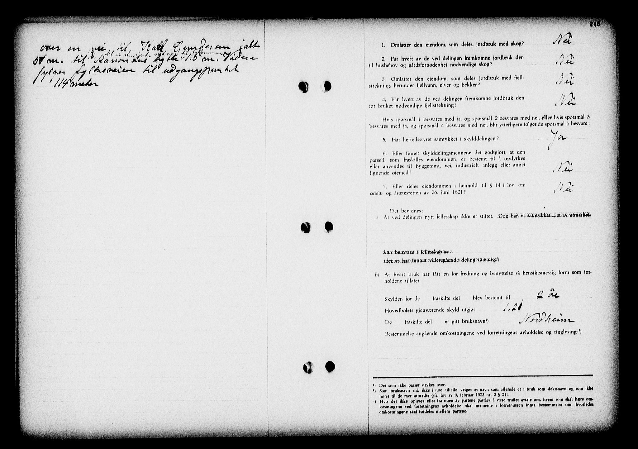 Nedenes sorenskriveri, SAK/1221-0006/G/Gb/Gba/L0046: Pantebok nr. 42, 1938-1939, Dagboknr: 361/1939
