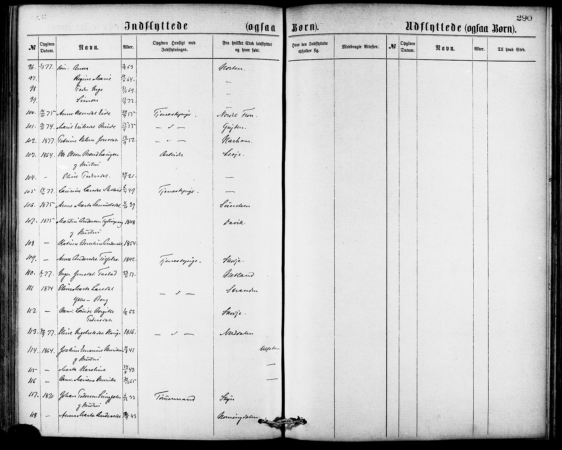 Ministerialprotokoller, klokkerbøker og fødselsregistre - Møre og Romsdal, SAT/A-1454/529/L0453: Ministerialbok nr. 529A03, 1872-1877, s. 290