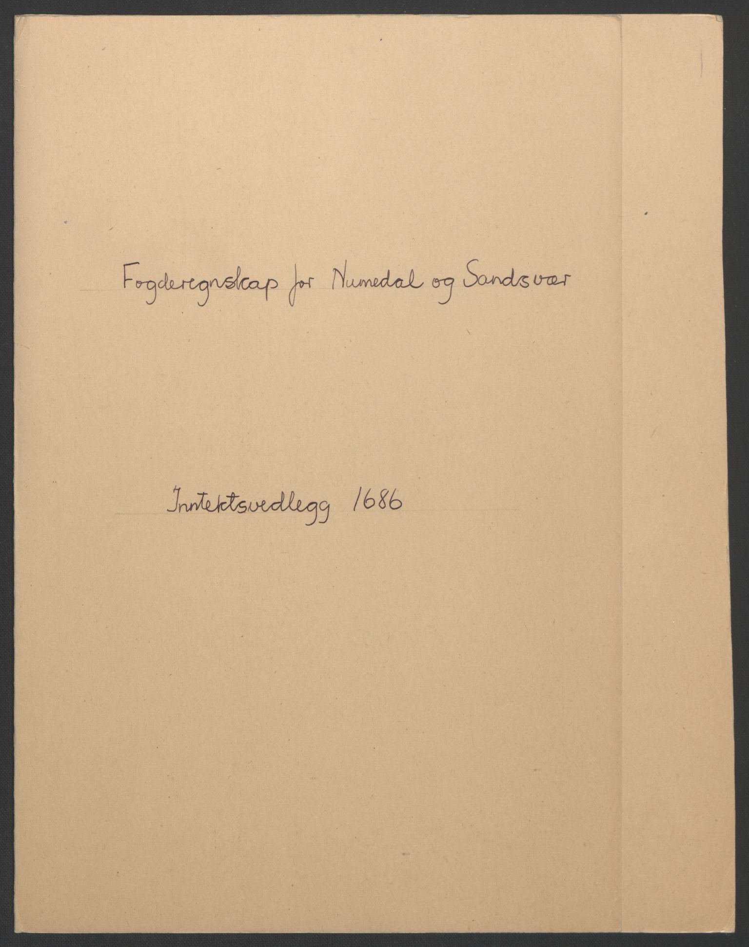 Rentekammeret inntil 1814, Reviderte regnskaper, Fogderegnskap, AV/RA-EA-4092/R24/L1572: Fogderegnskap Numedal og Sandsvær, 1679-1686, s. 2