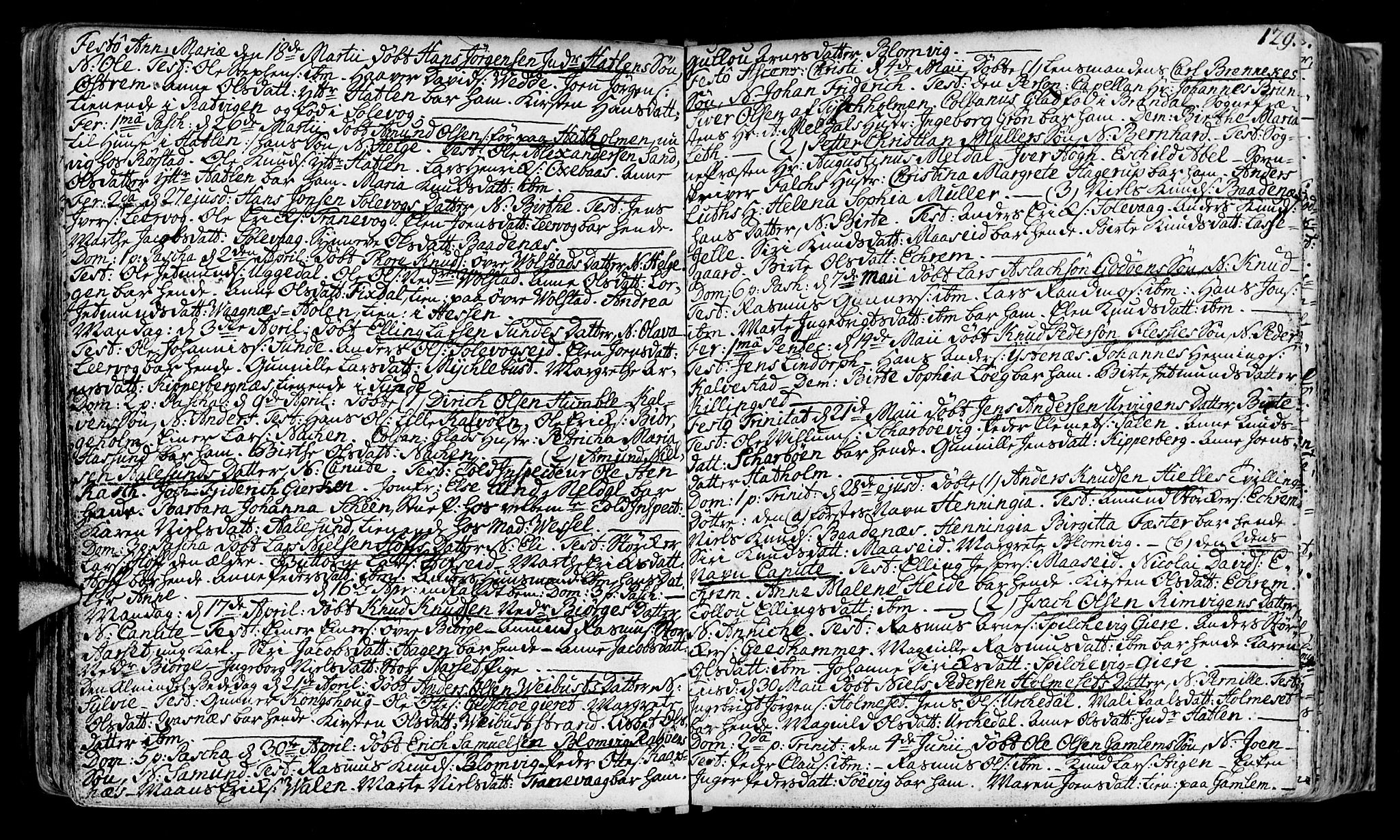 Ministerialprotokoller, klokkerbøker og fødselsregistre - Møre og Romsdal, AV/SAT-A-1454/528/L0392: Ministerialbok nr. 528A03, 1762-1800, s. 129