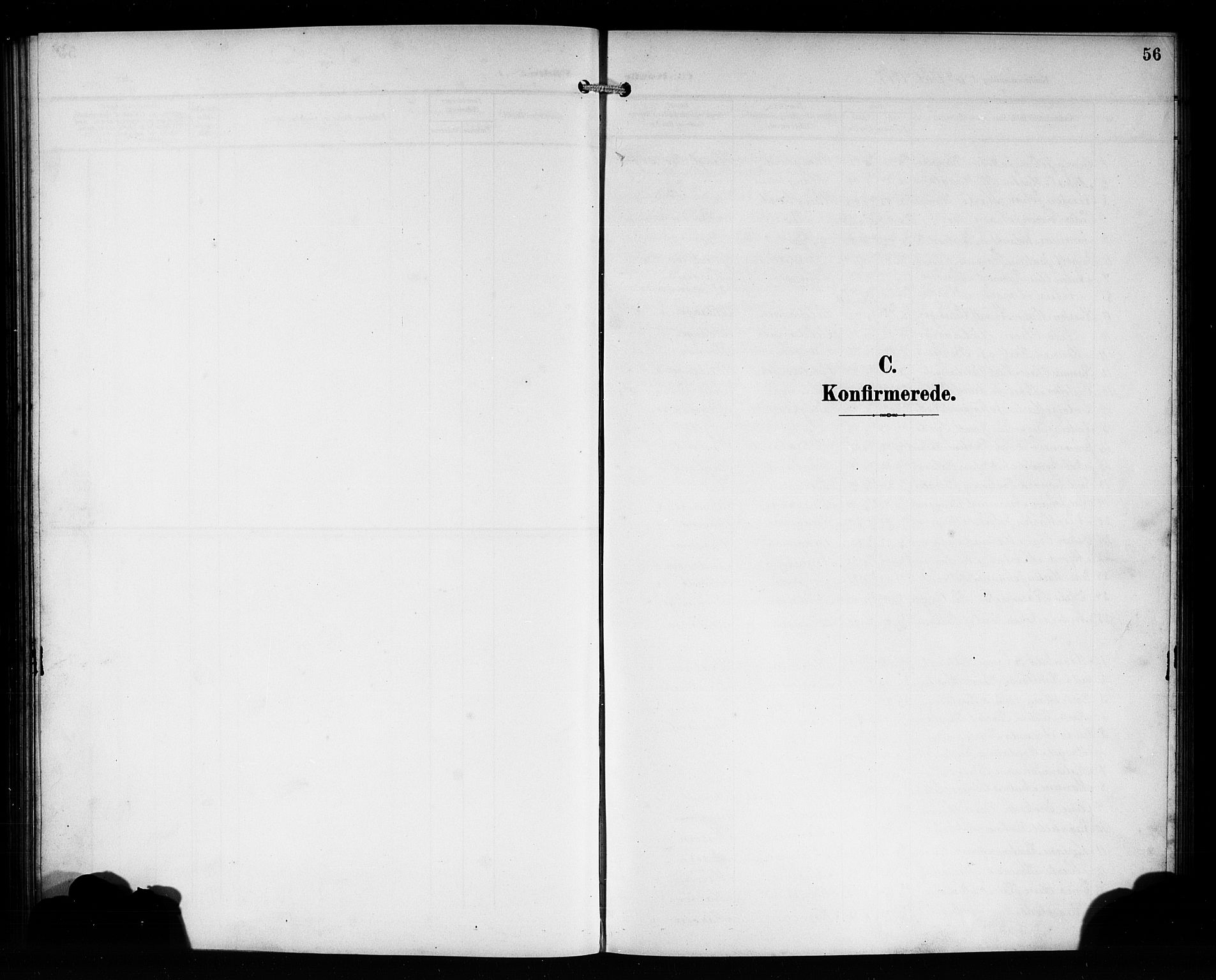 Manger sokneprestembete, AV/SAB-A-76801/H/Hab: Klokkerbok nr. B 4, 1907-1922, s. 56