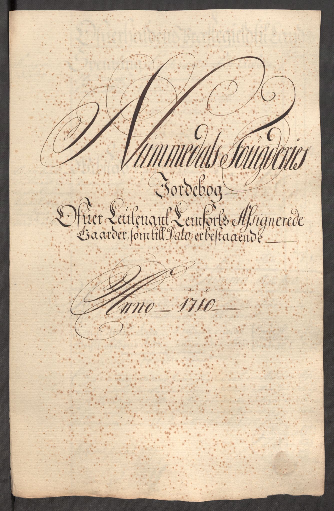 Rentekammeret inntil 1814, Reviderte regnskaper, Fogderegnskap, AV/RA-EA-4092/R64/L4431: Fogderegnskap Namdal, 1709-1710, s. 422