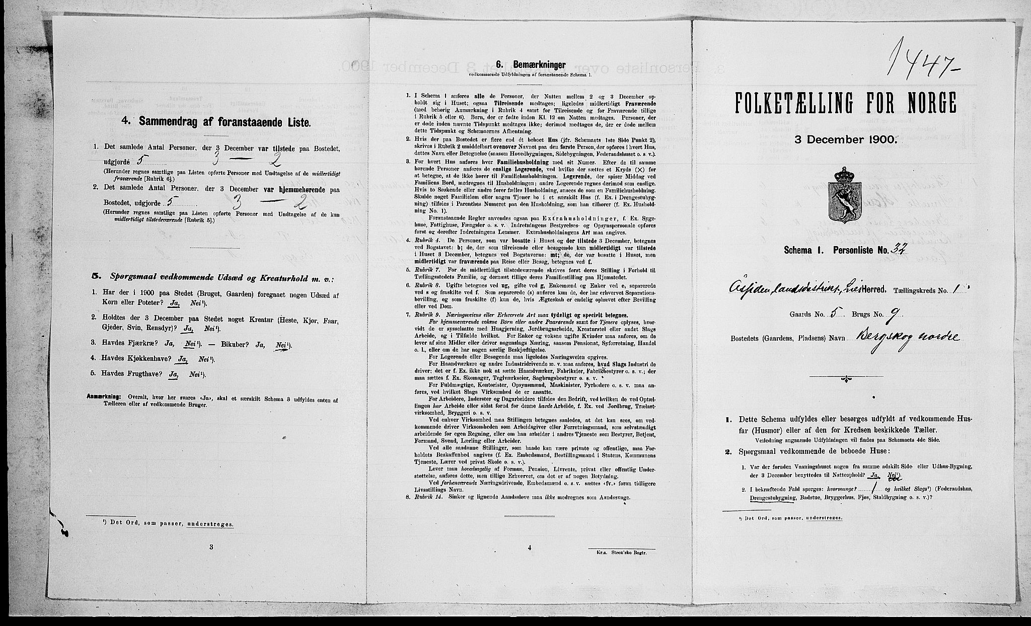 RA, Folketelling 1900 for 0626 Lier herred, 1900, s. 99