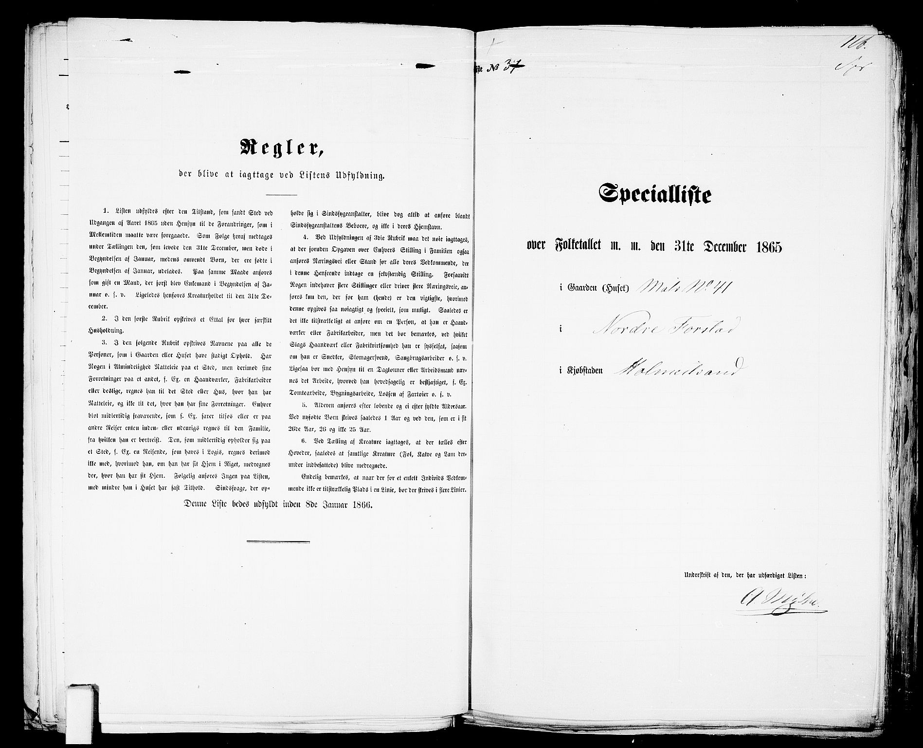 RA, Folketelling 1865 for 0702B Botne prestegjeld, Holmestrand kjøpstad, 1865, s. 80