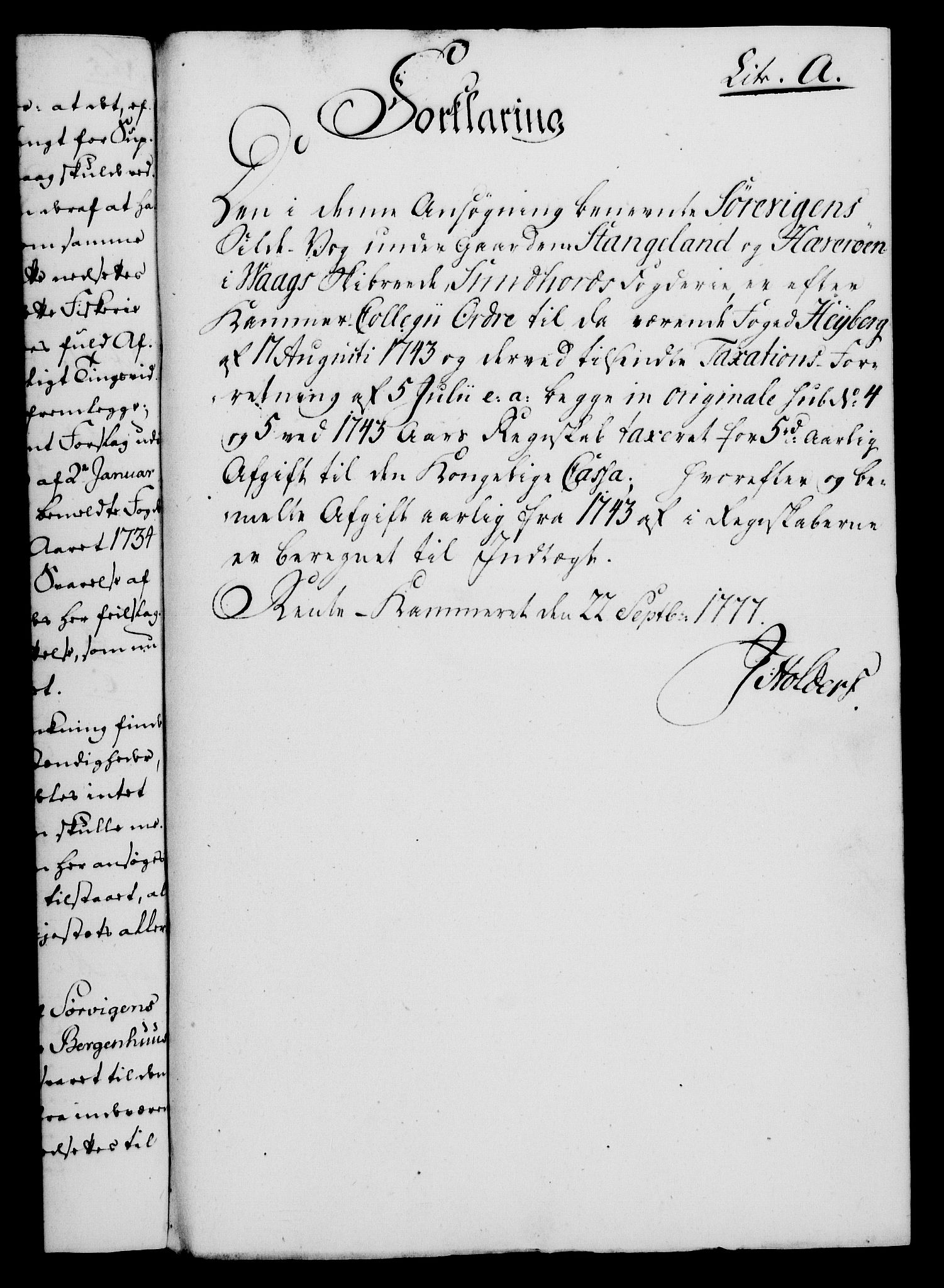 Rentekammeret, Kammerkanselliet, RA/EA-3111/G/Gf/Gfa/L0059: Norsk relasjons- og resolusjonsprotokoll (merket RK 52.59), 1777, s. 320