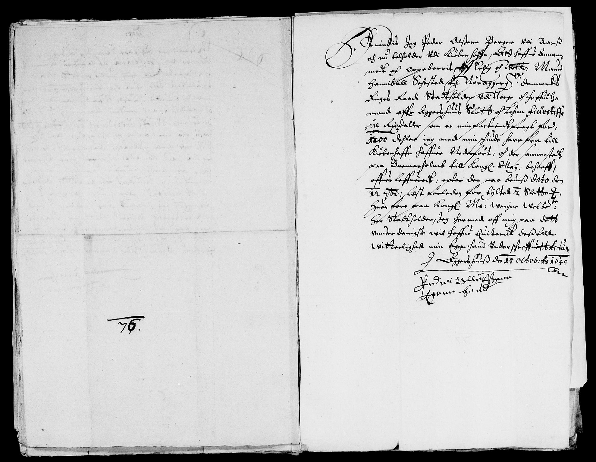 Rentekammeret inntil 1814, Reviderte regnskaper, Lensregnskaper, AV/RA-EA-5023/R/Rb/Rba/L0181: Akershus len, 1644-1645