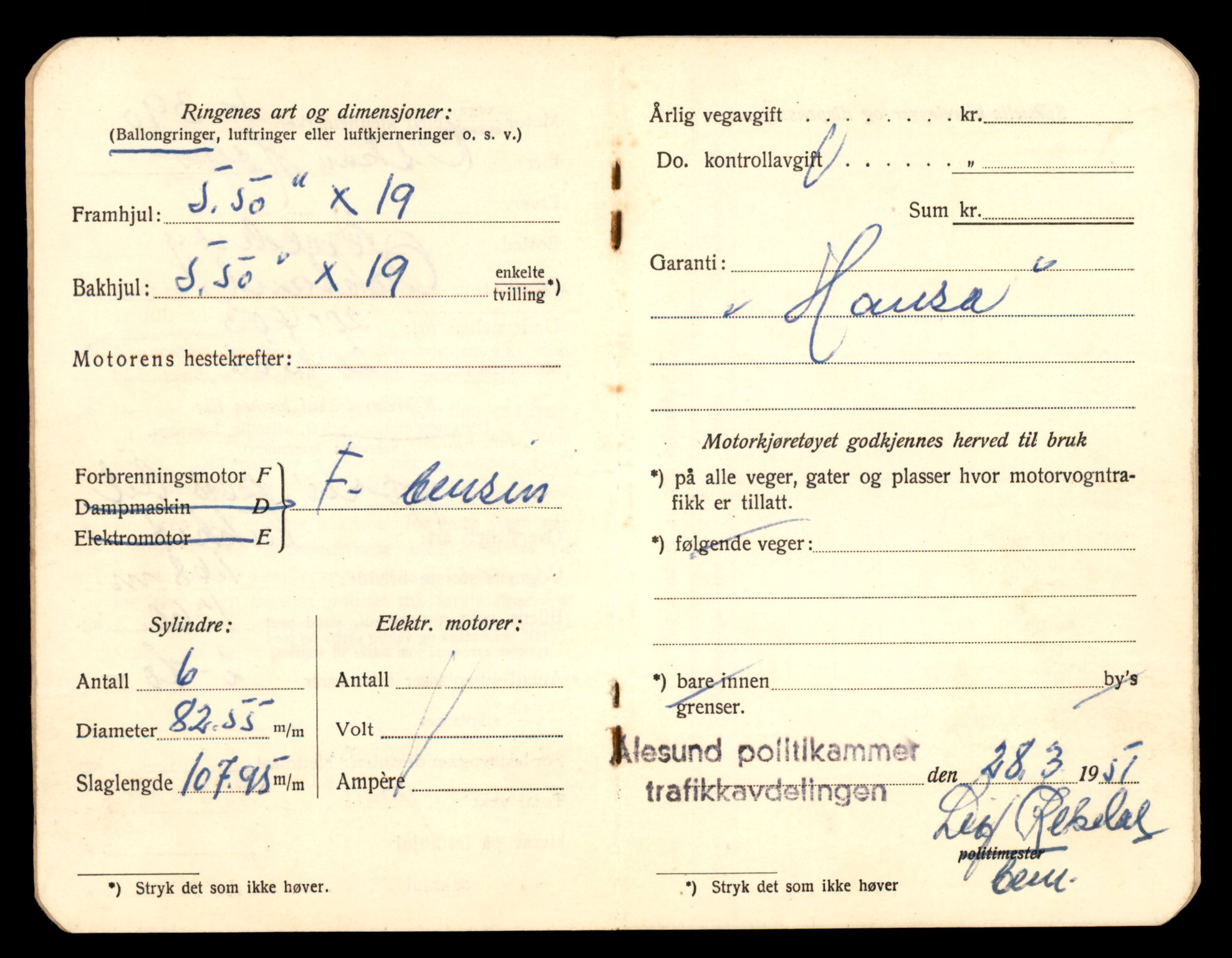 Møre og Romsdal vegkontor - Ålesund trafikkstasjon, SAT/A-4099/F/Fe/L0004: Registreringskort for kjøretøy T 341 - T 442, 1927-1998, s. 1381