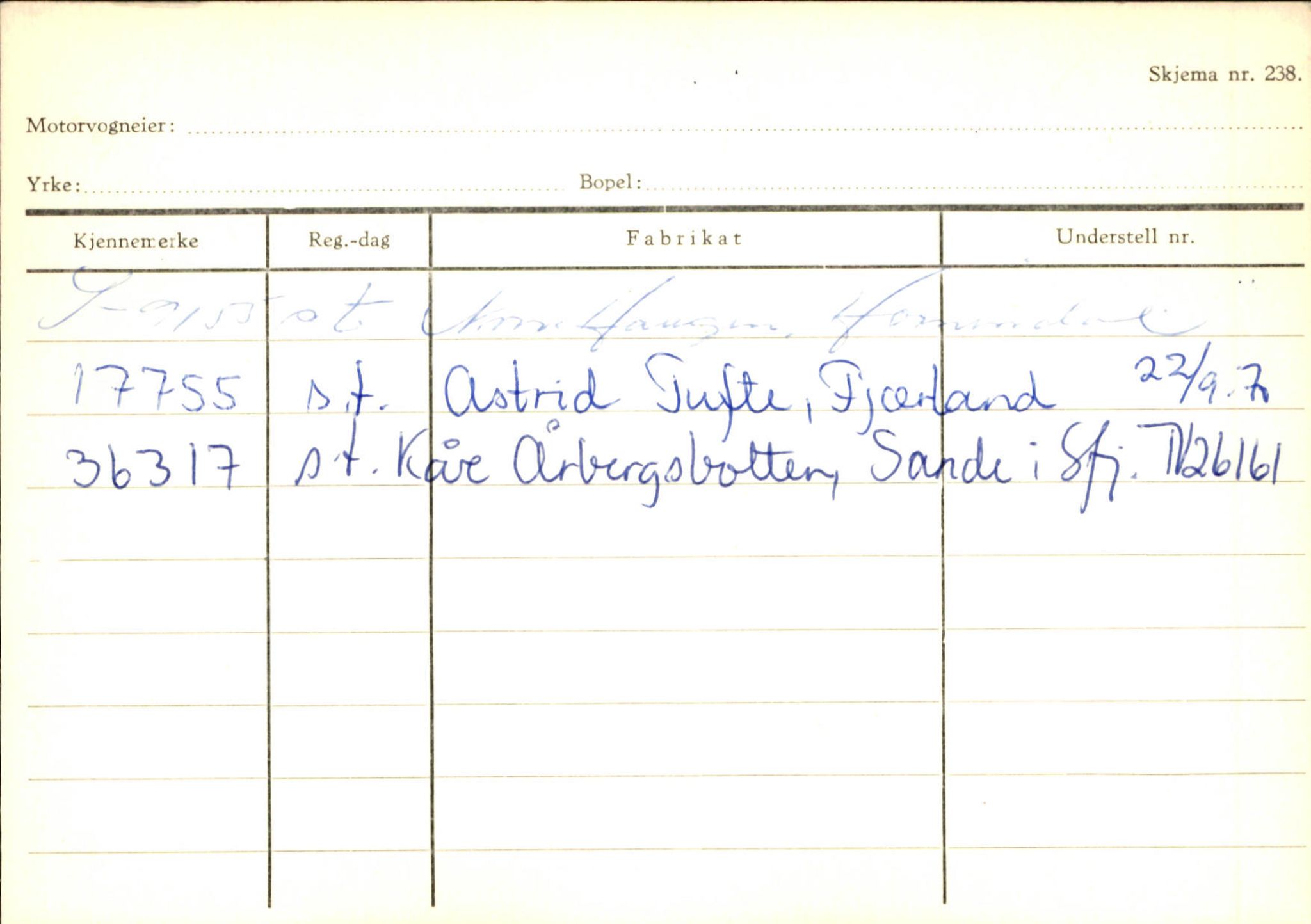 Statens vegvesen, Sogn og Fjordane vegkontor, AV/SAB-A-5301/4/F/L0126: Eigarregister Fjaler M-Å. Leikanger A-Å, 1945-1975, s. 711