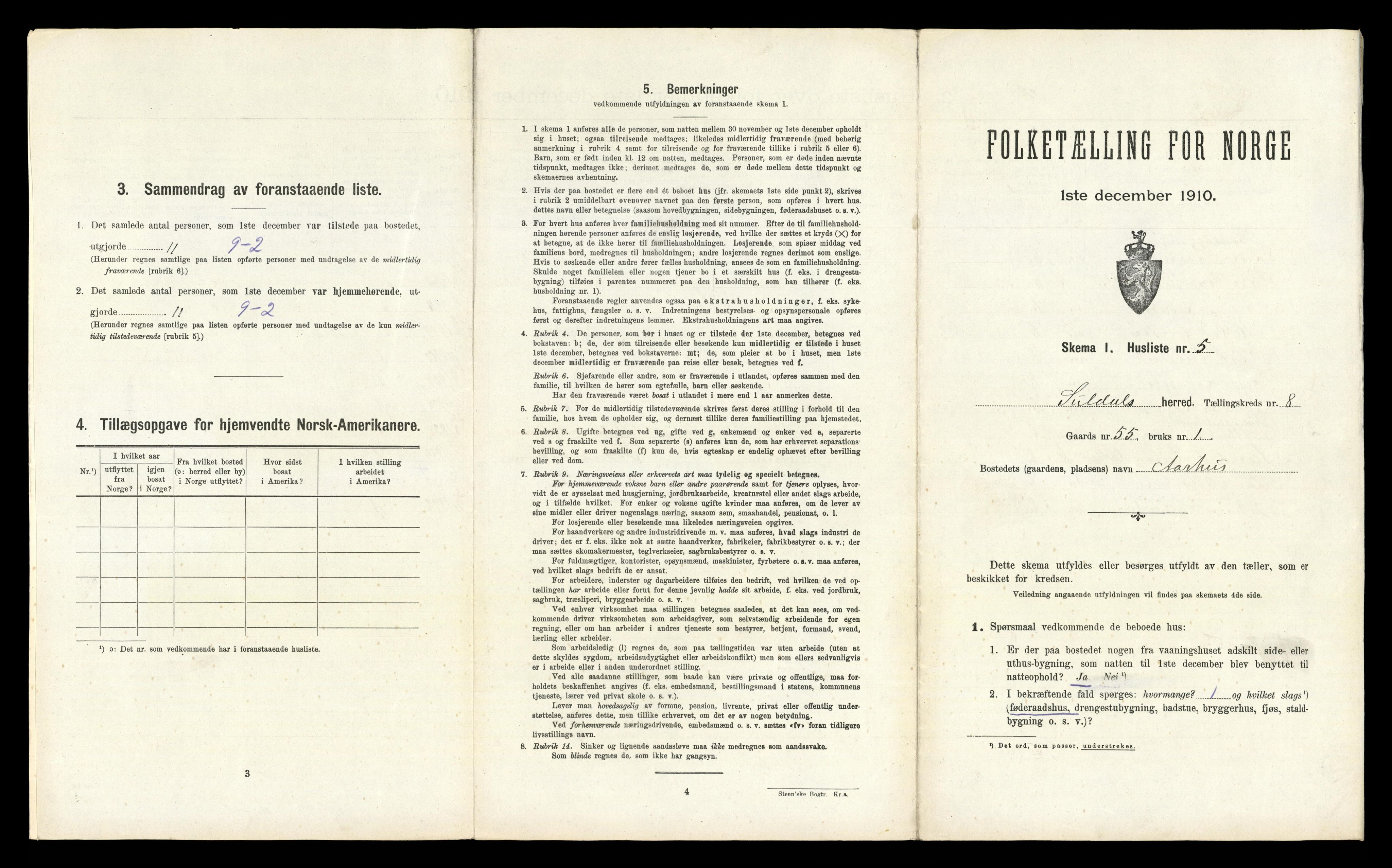 RA, Folketelling 1910 for 1134 Suldal herred, 1910, s. 521