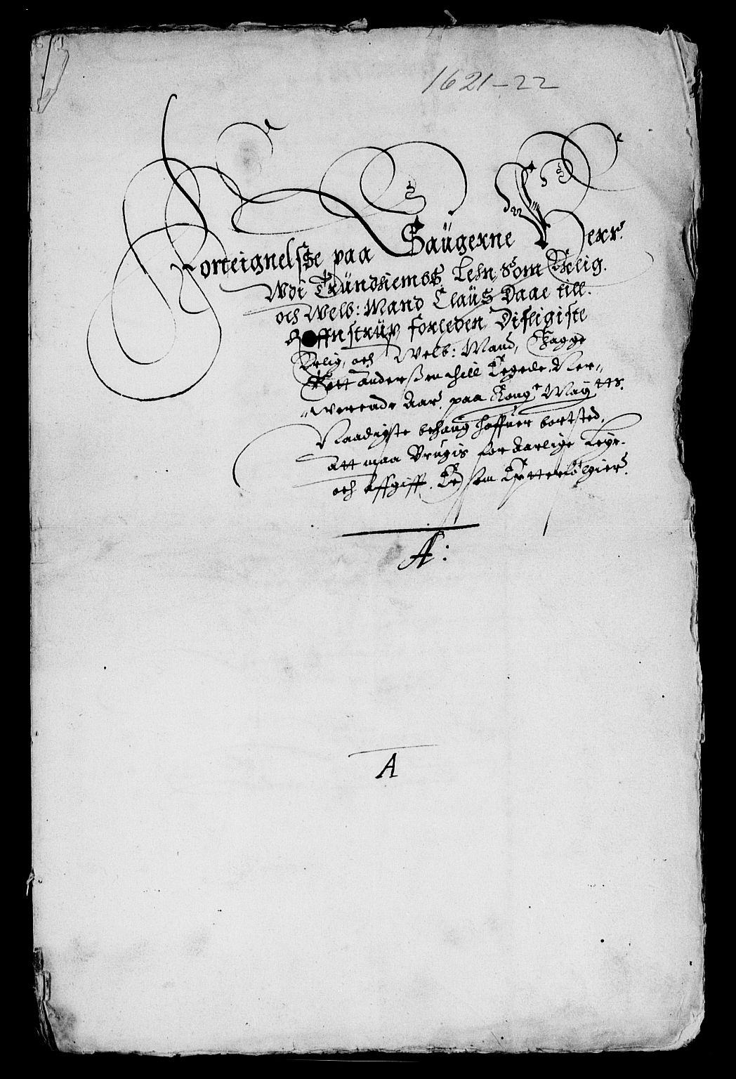 Rentekammeret inntil 1814, Reviderte regnskaper, Lensregnskaper, AV/RA-EA-5023/R/Rb/Rbw/L0021: Trondheim len, 1620-1622